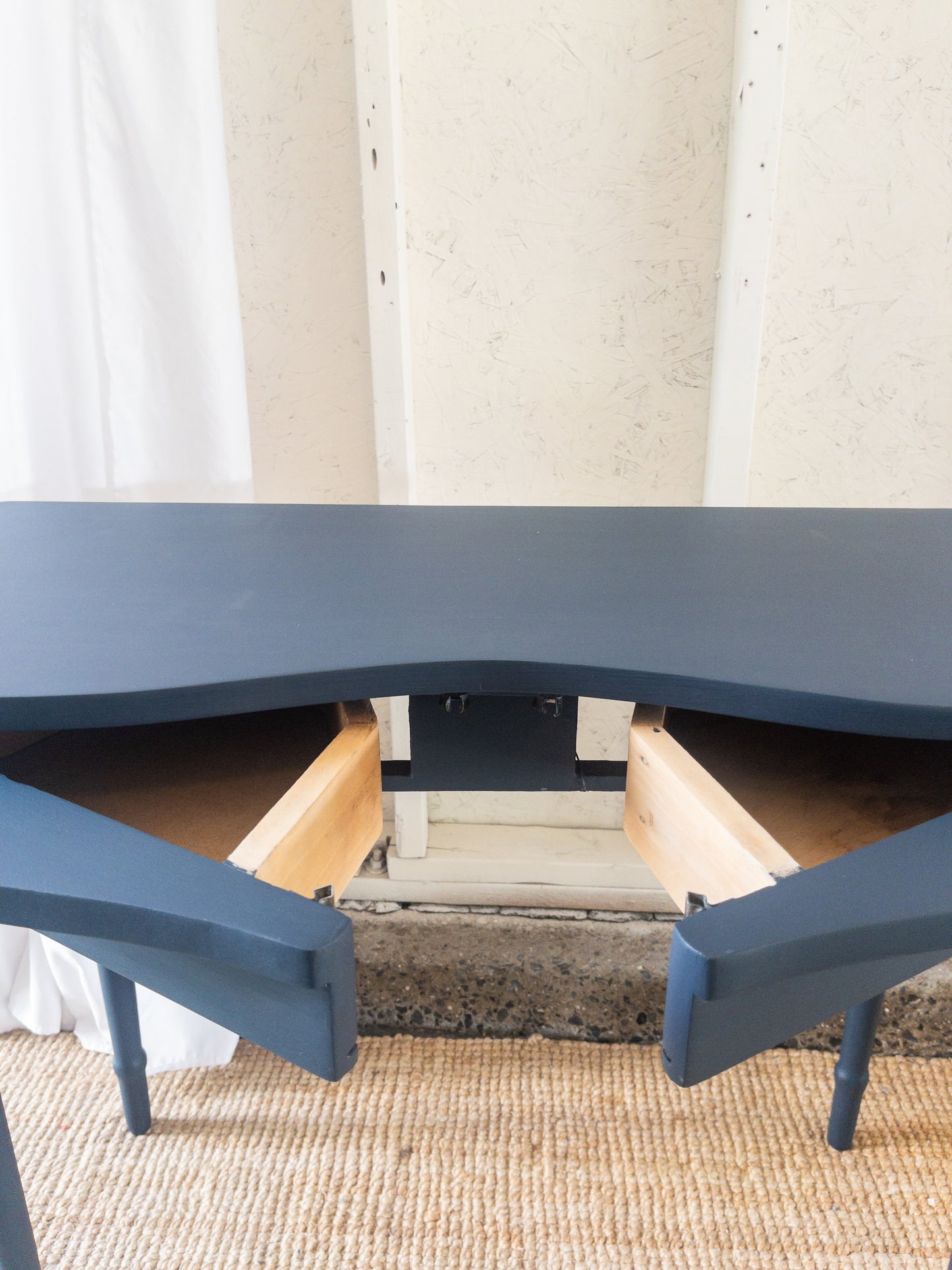 Kidney console table