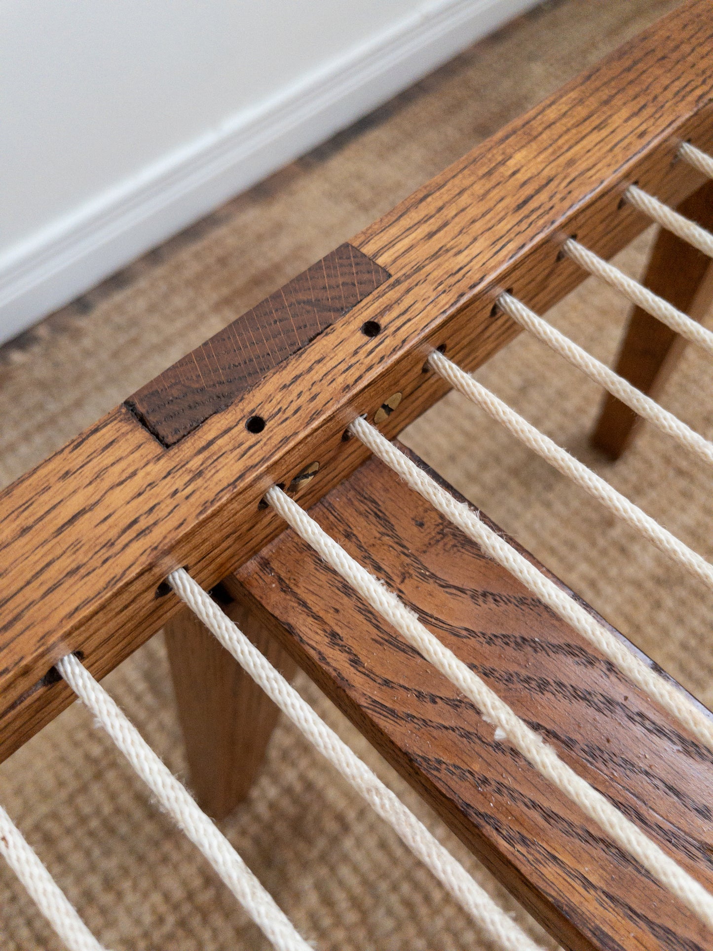 Corded dining chairs