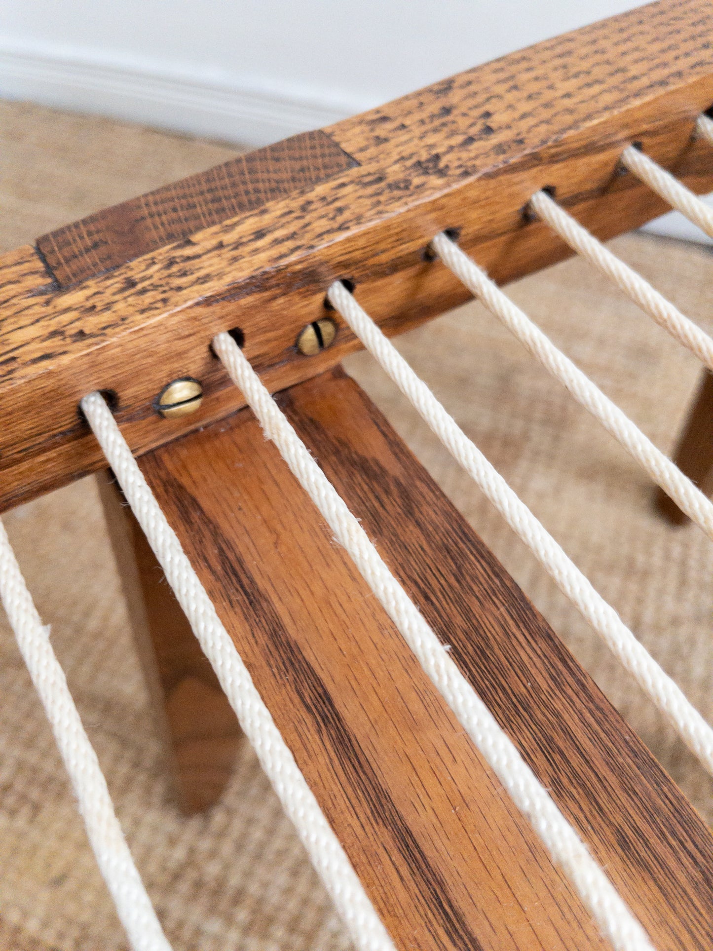 Corded dining chairs