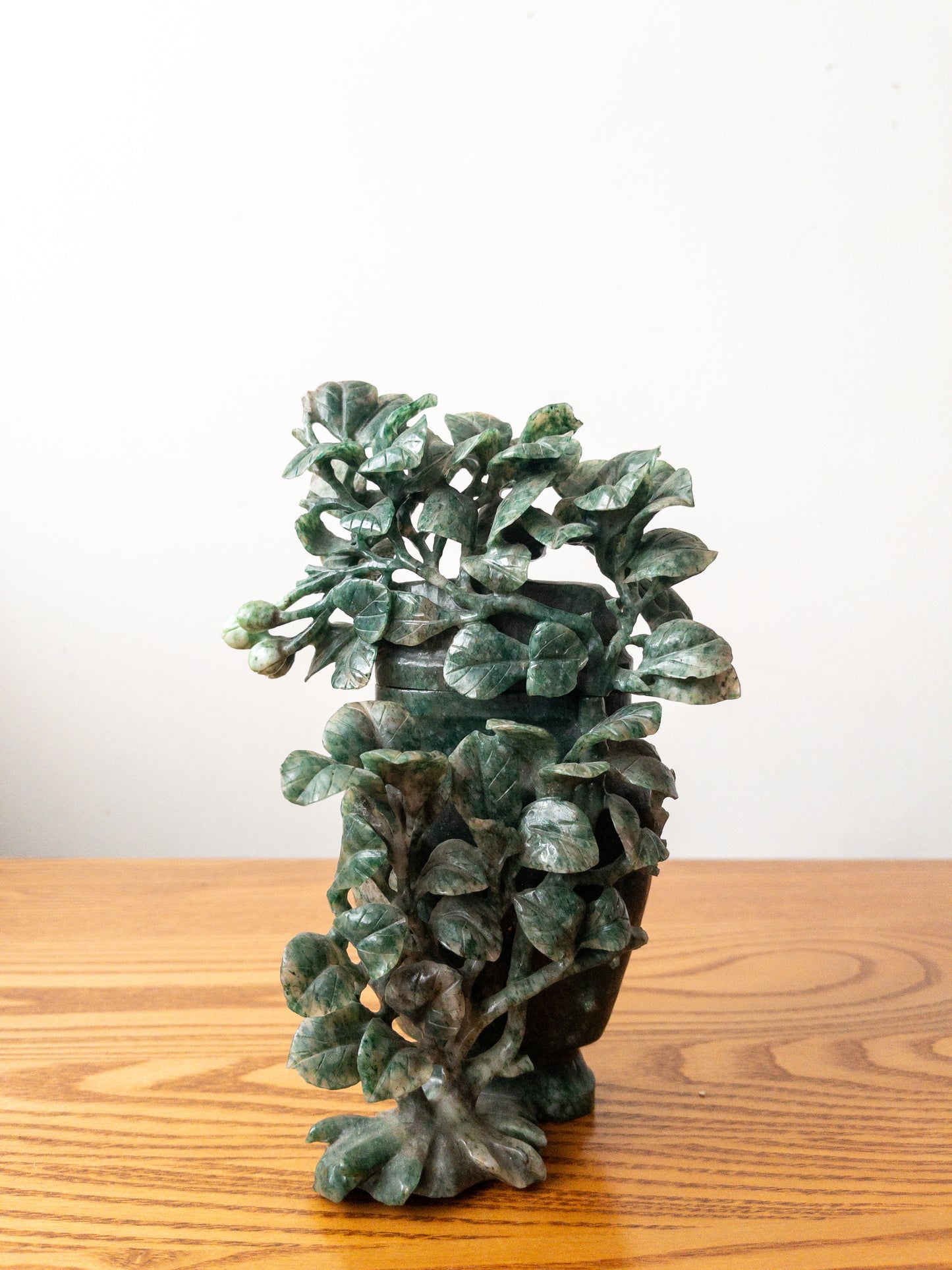 carved jade box
