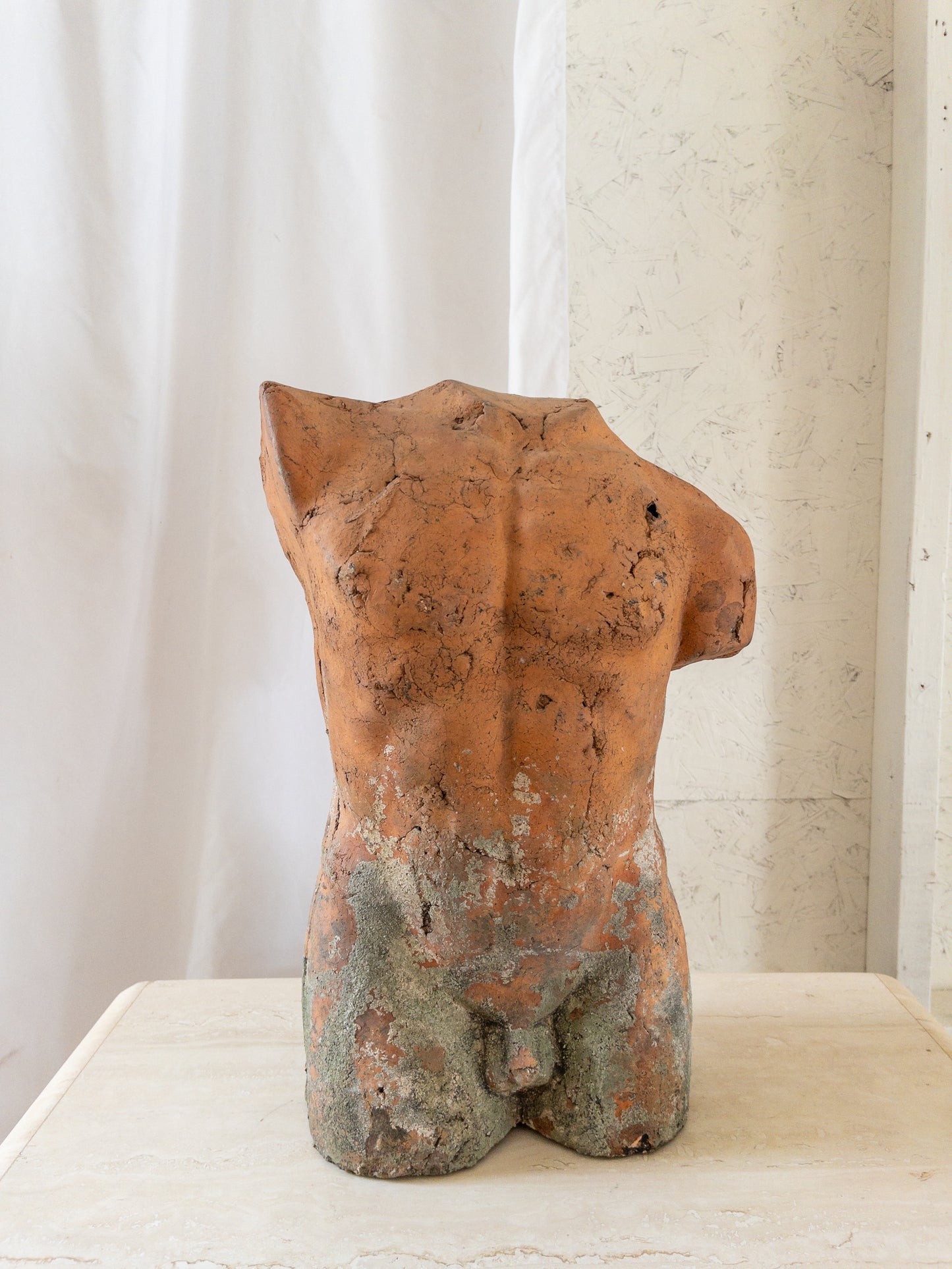 Large clay torso