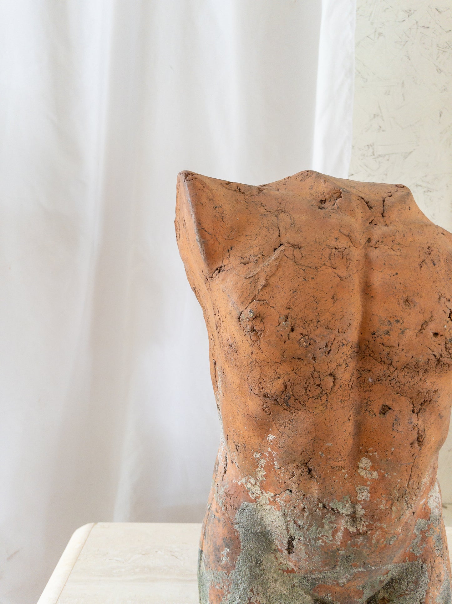 Large clay torso
