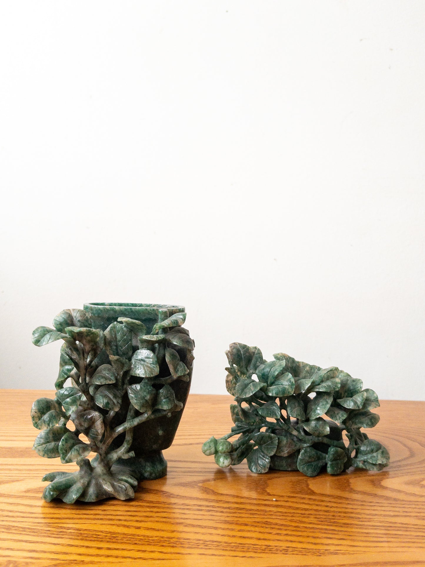 carved jade box