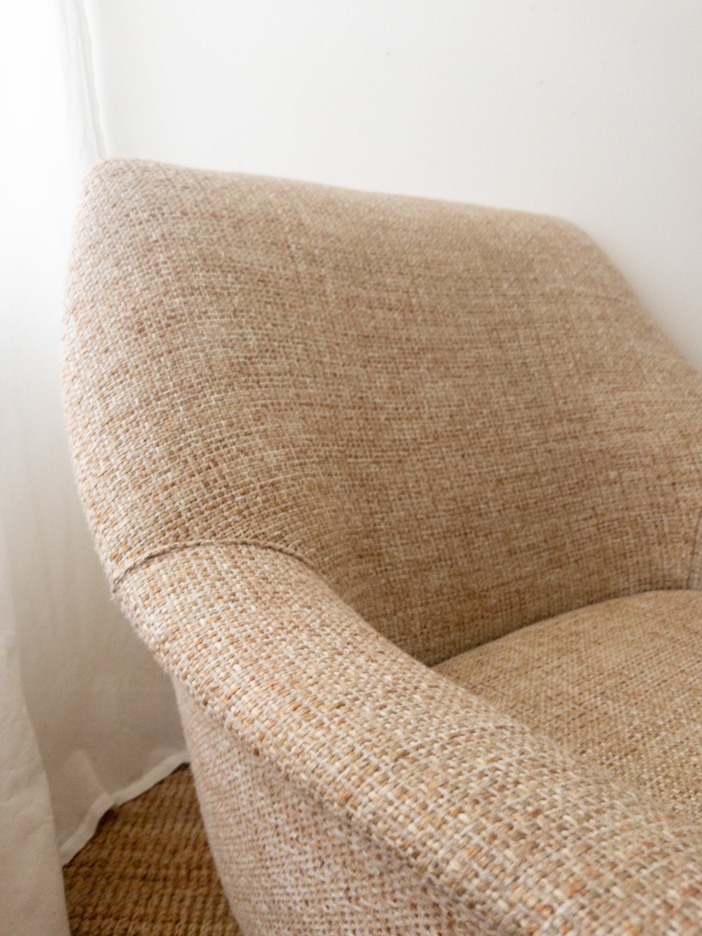 Mid Century tweed armchair