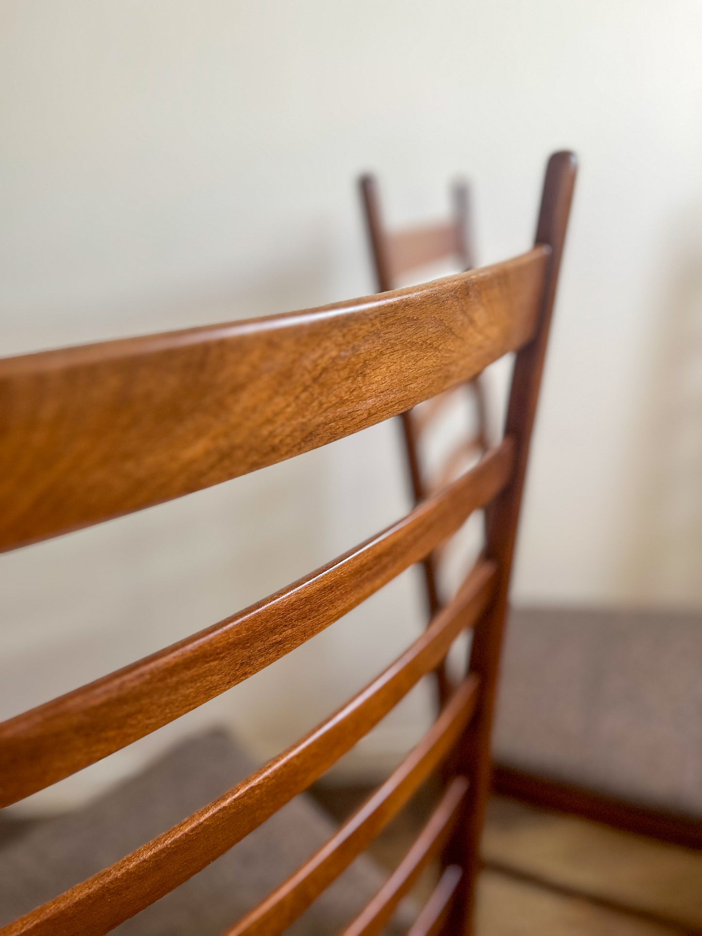 Italian Ladder back dining chairs