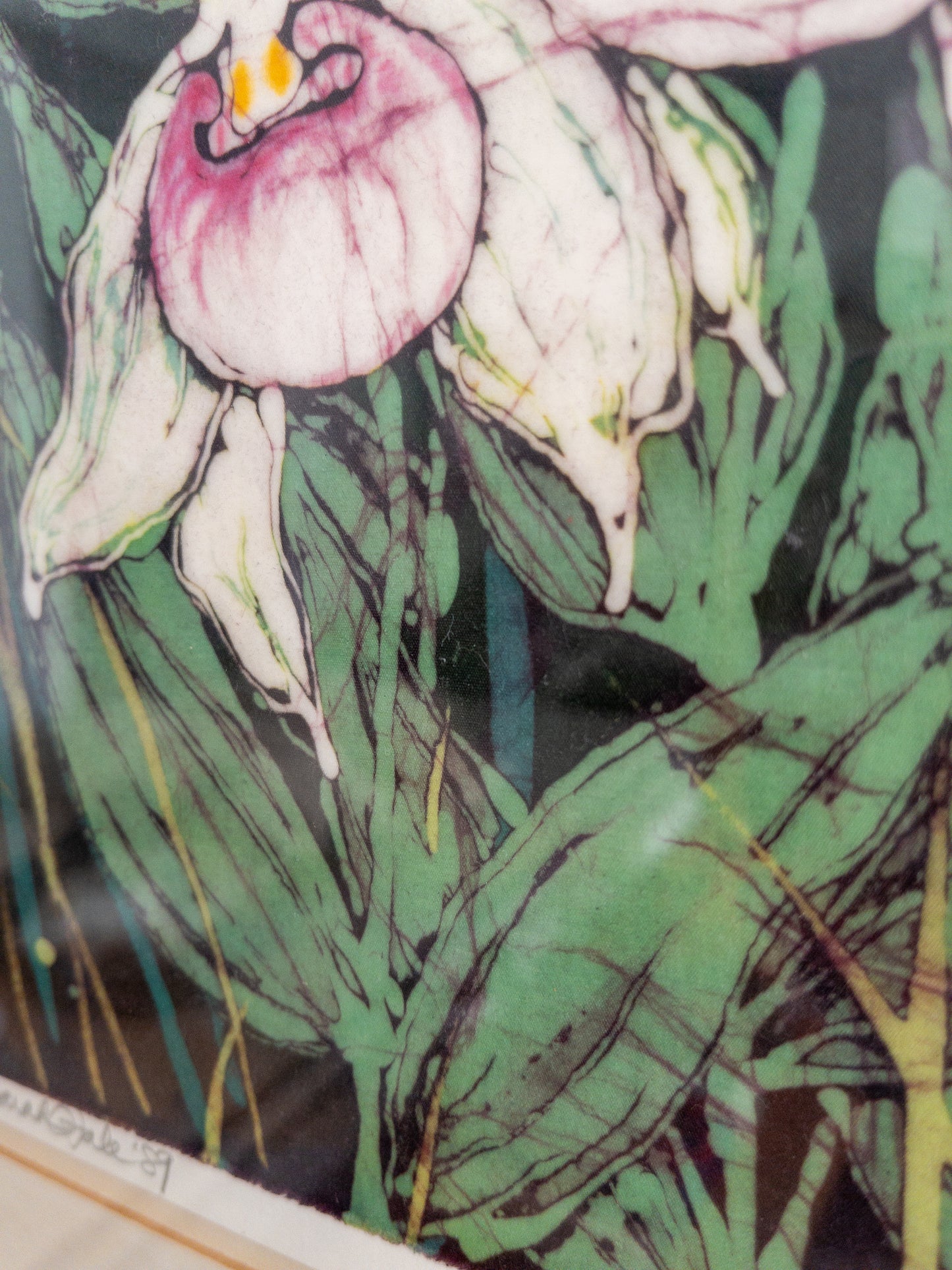 Batik fibre art