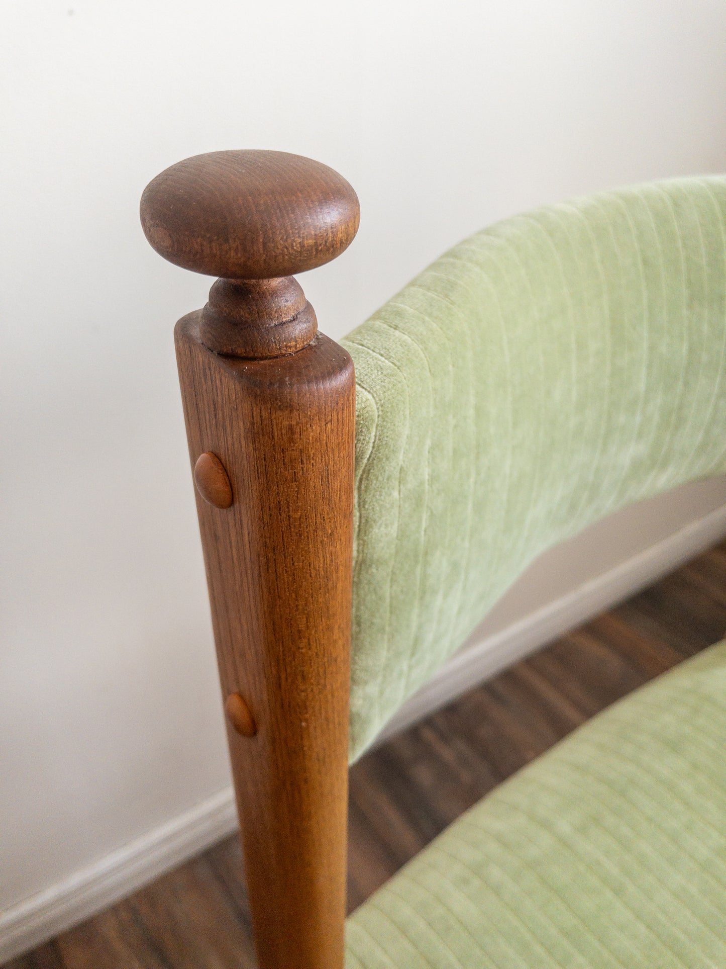 Vintage oak dining chairs