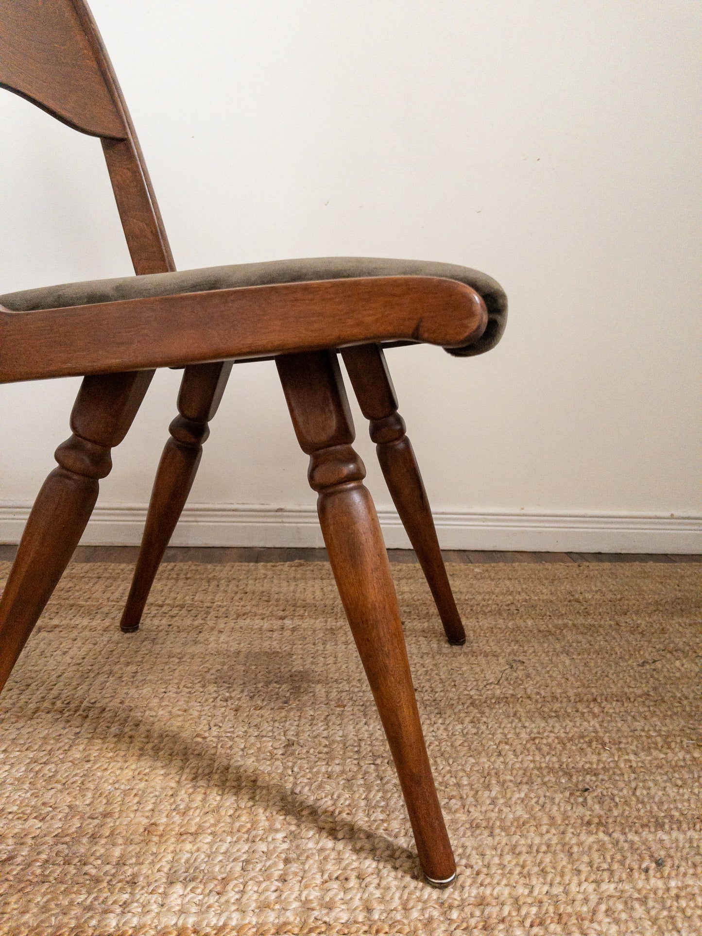 40s velvet dining chairs