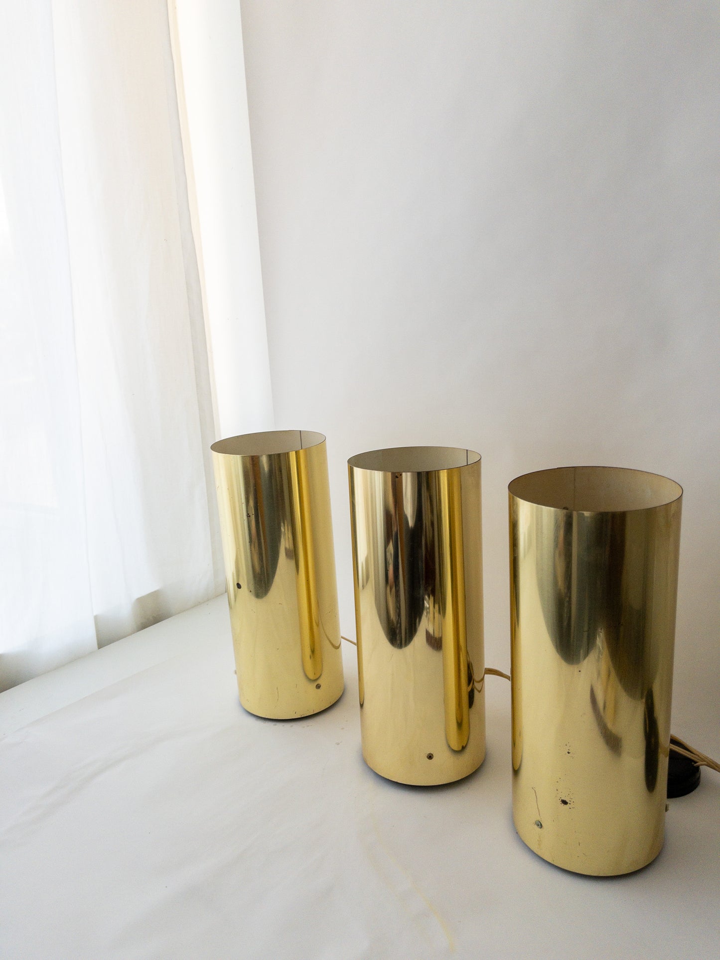 Brass Cylinder Lamp