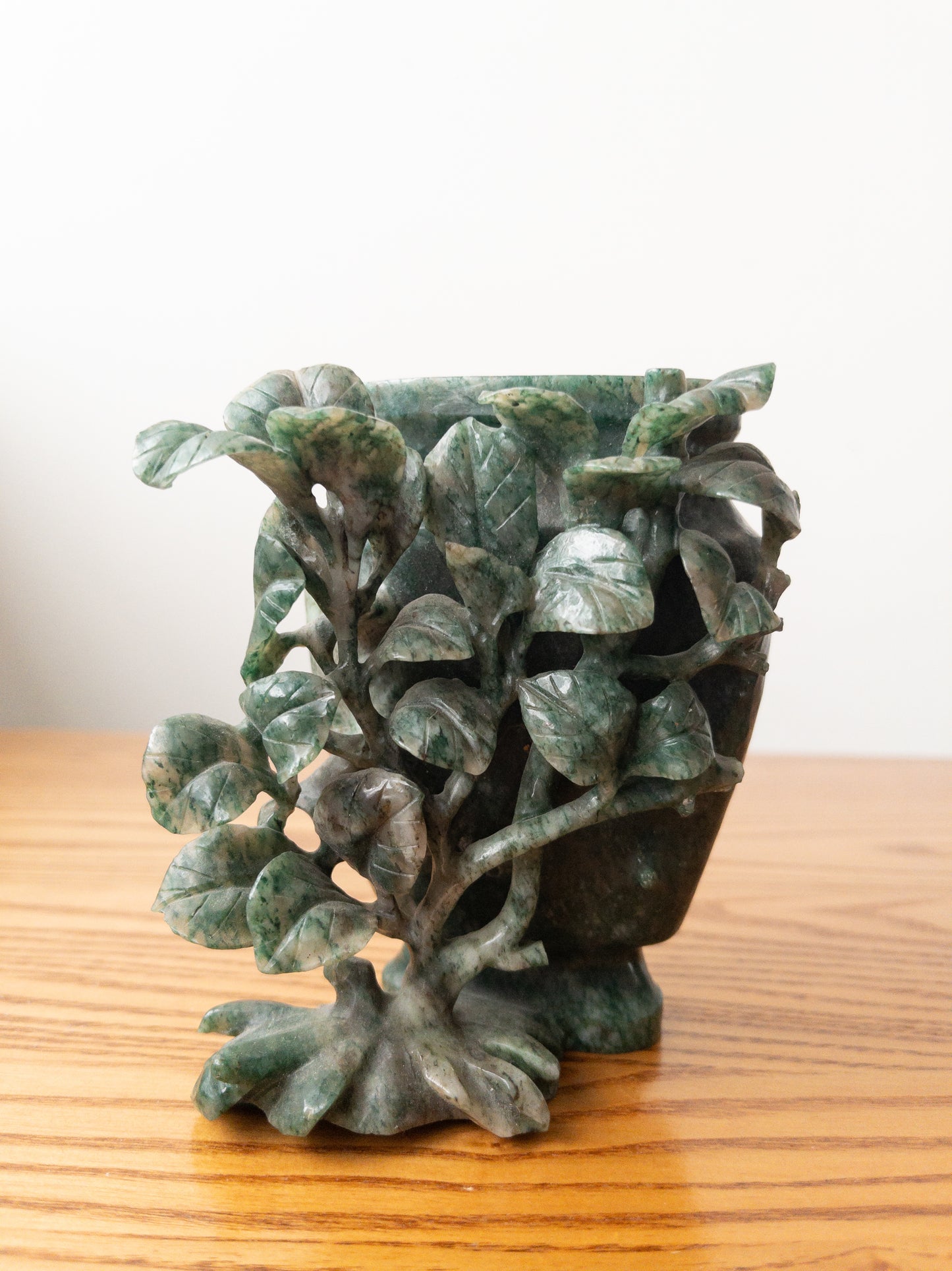 carved jade box