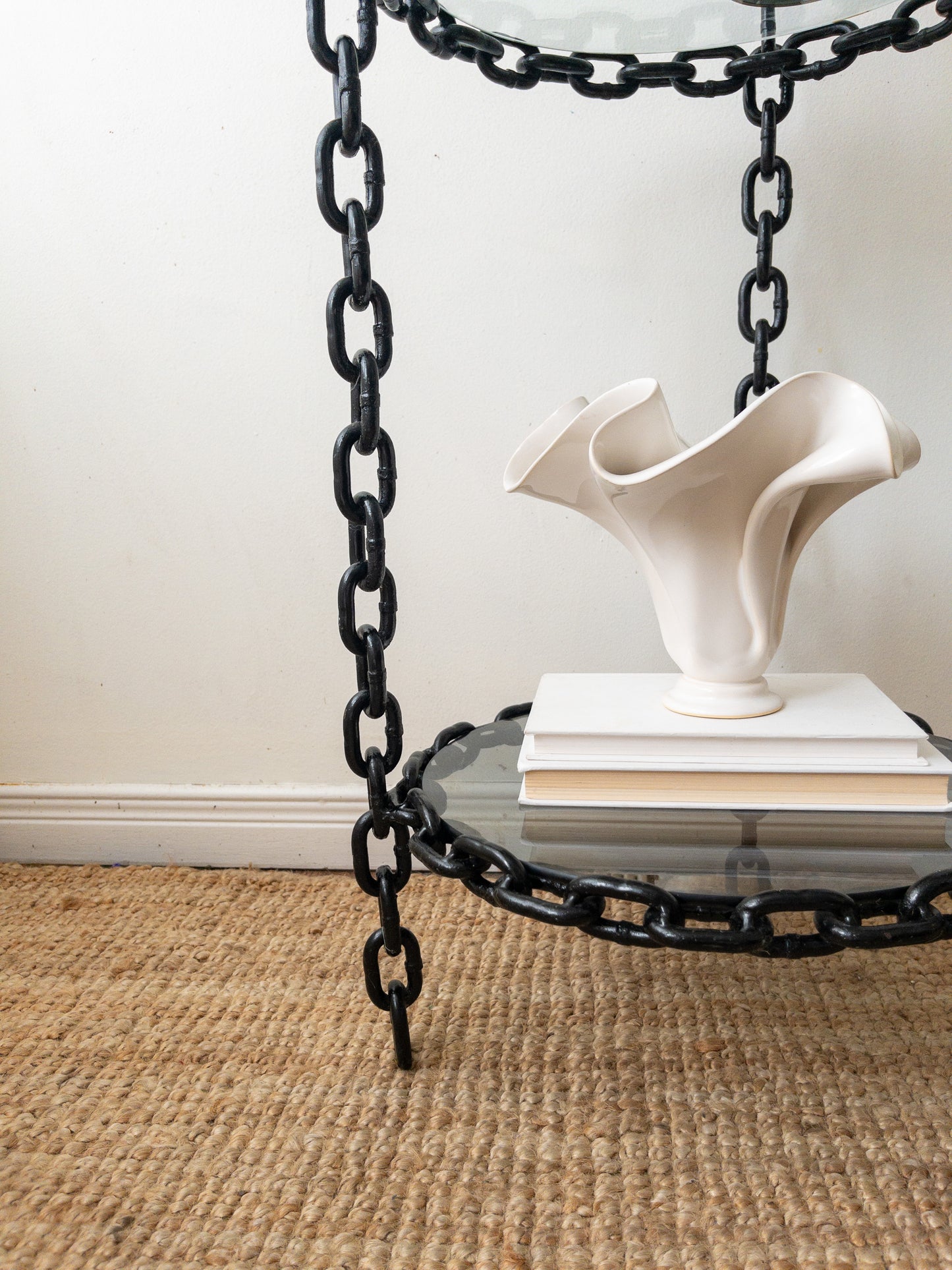 Chain link side table