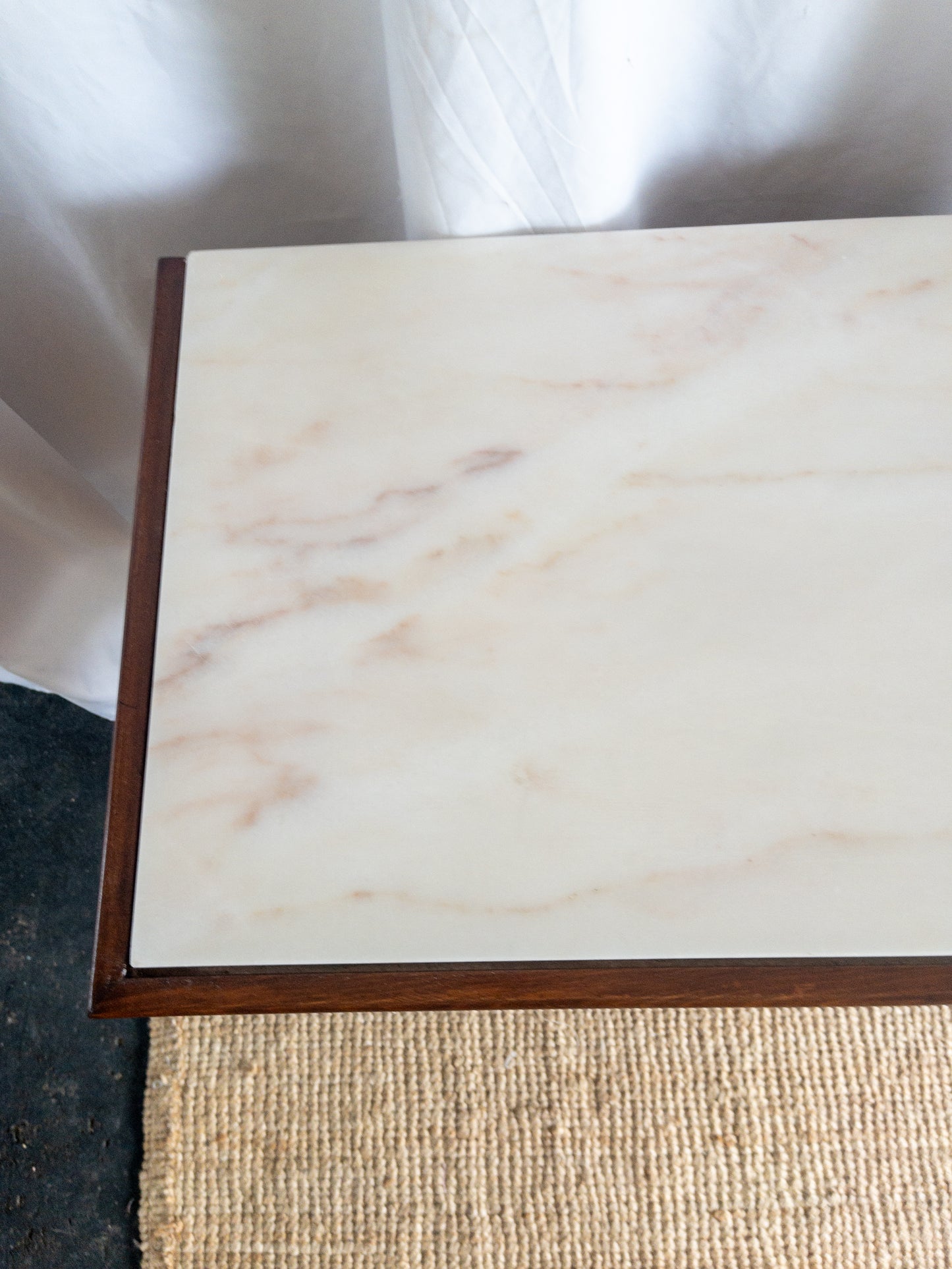 Marble top sideboard