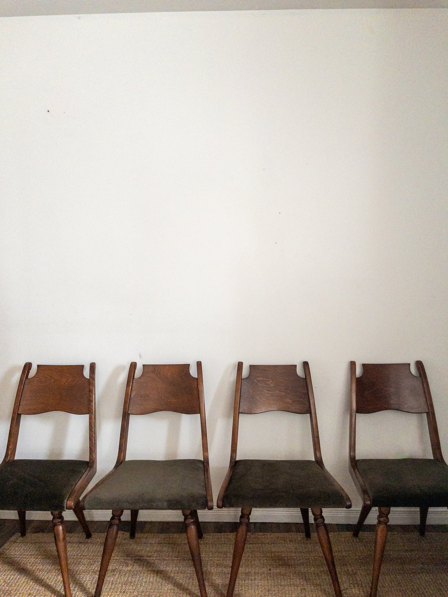 40s velvet dining chairs