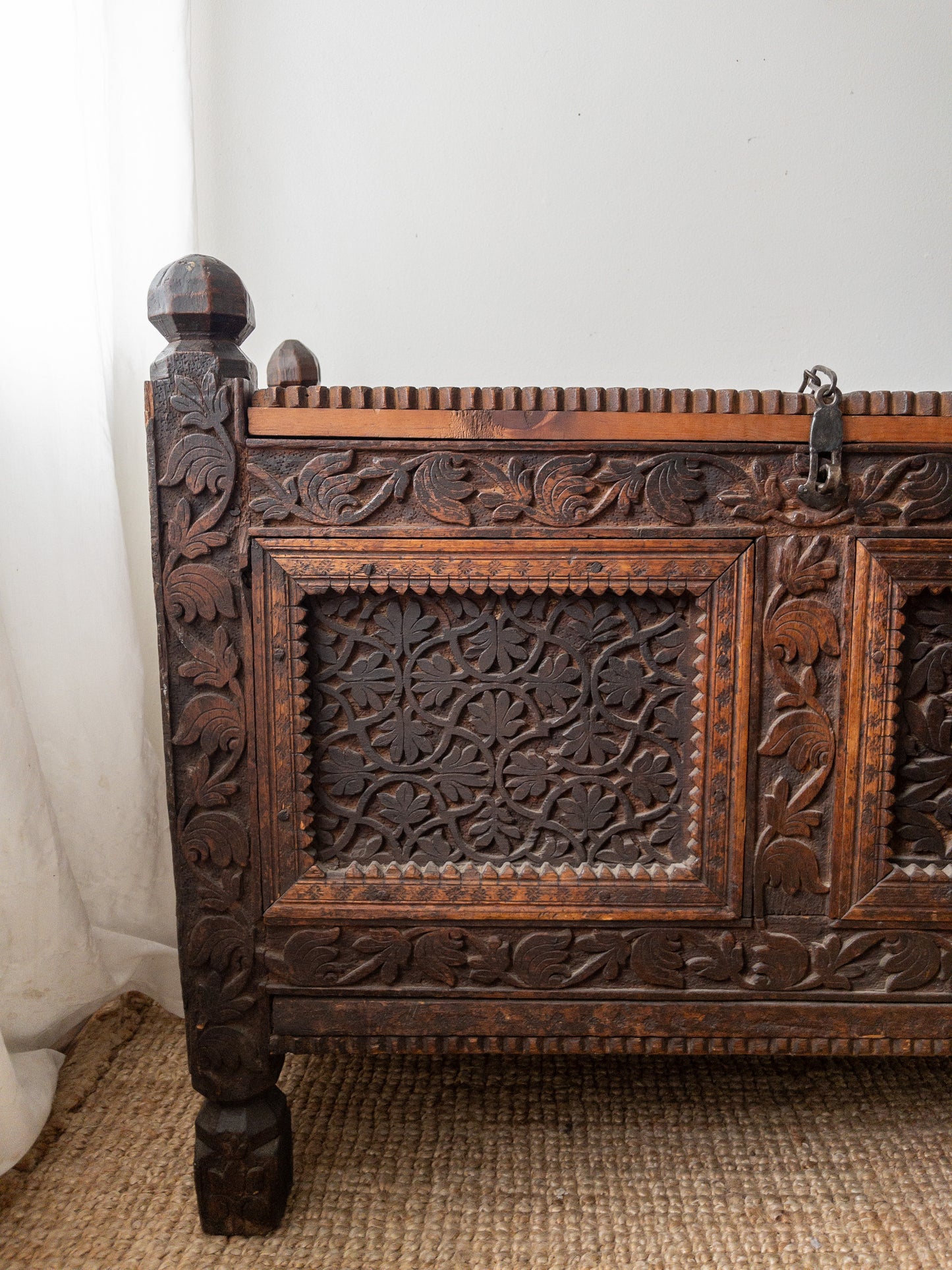 Antique carved chest