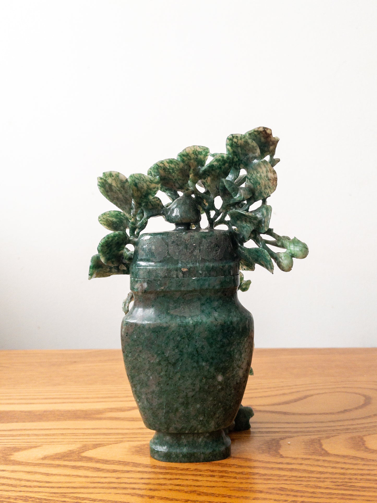 carved jade box