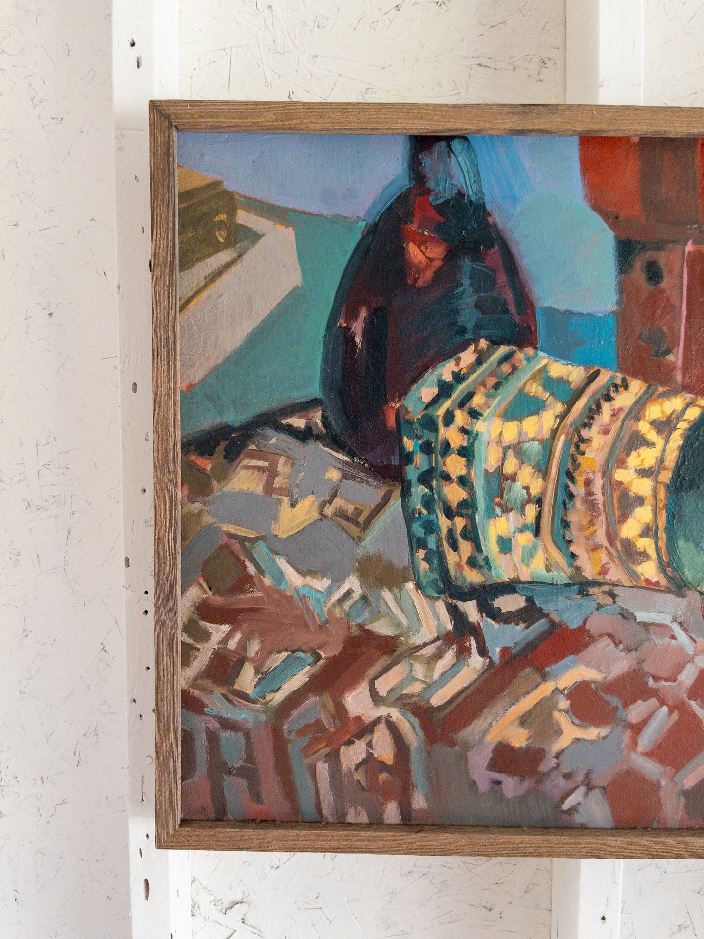 "Still Life in Patterns" oil painting