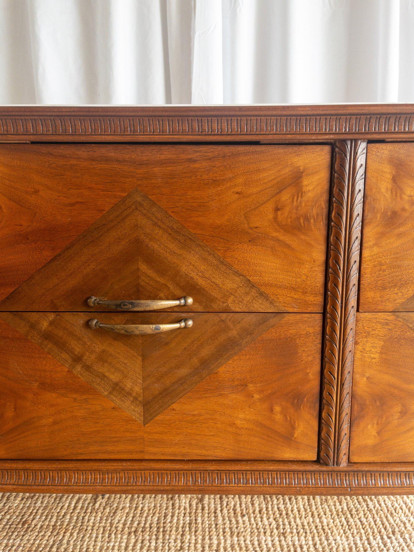 Marble top sideboard