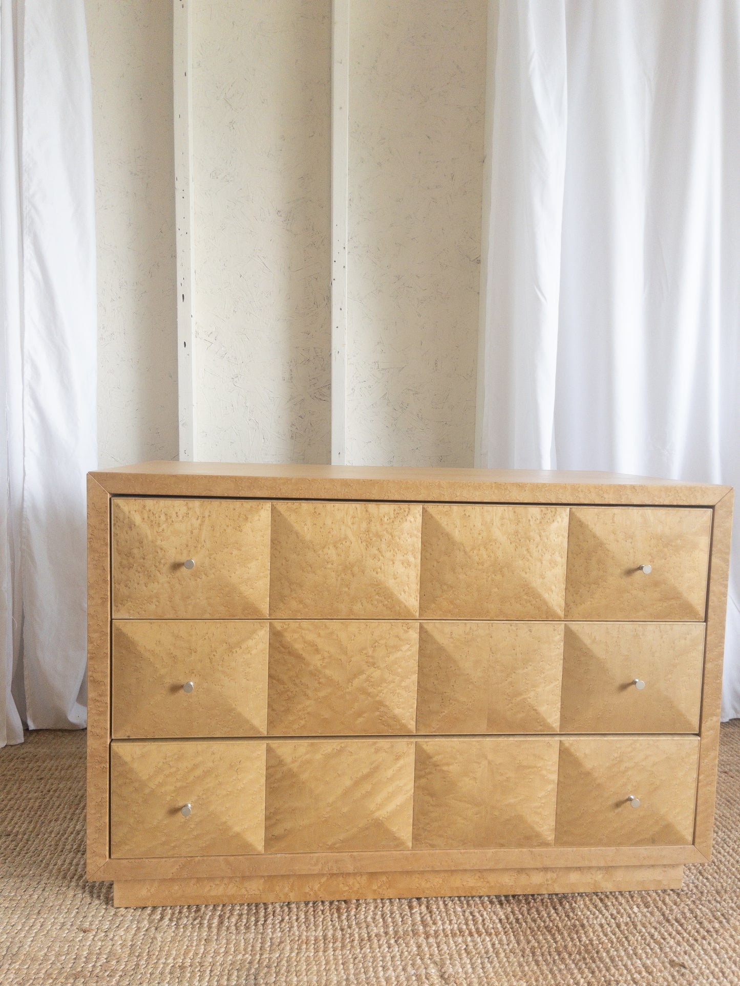 Birds Eye maple nightstands
