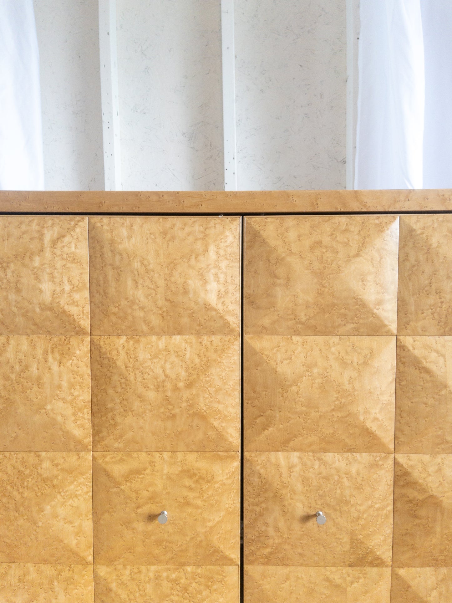 Birds Eye maple cabinet