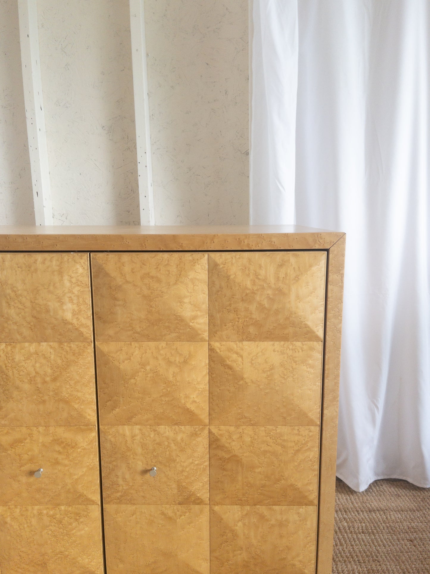 Birds Eye maple cabinet