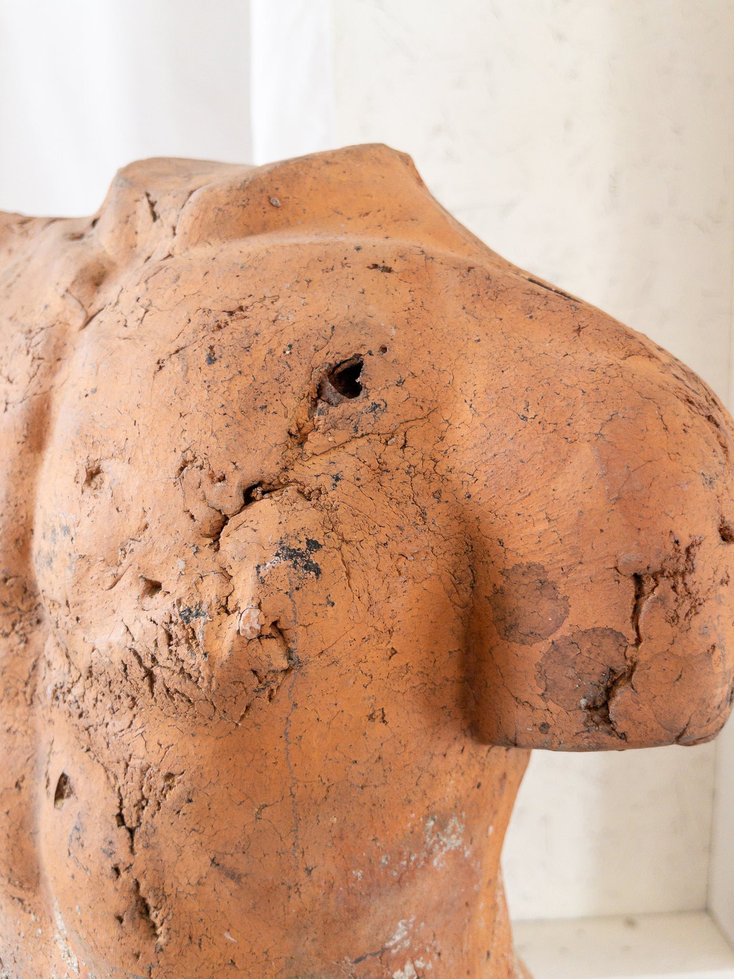 Large clay torso