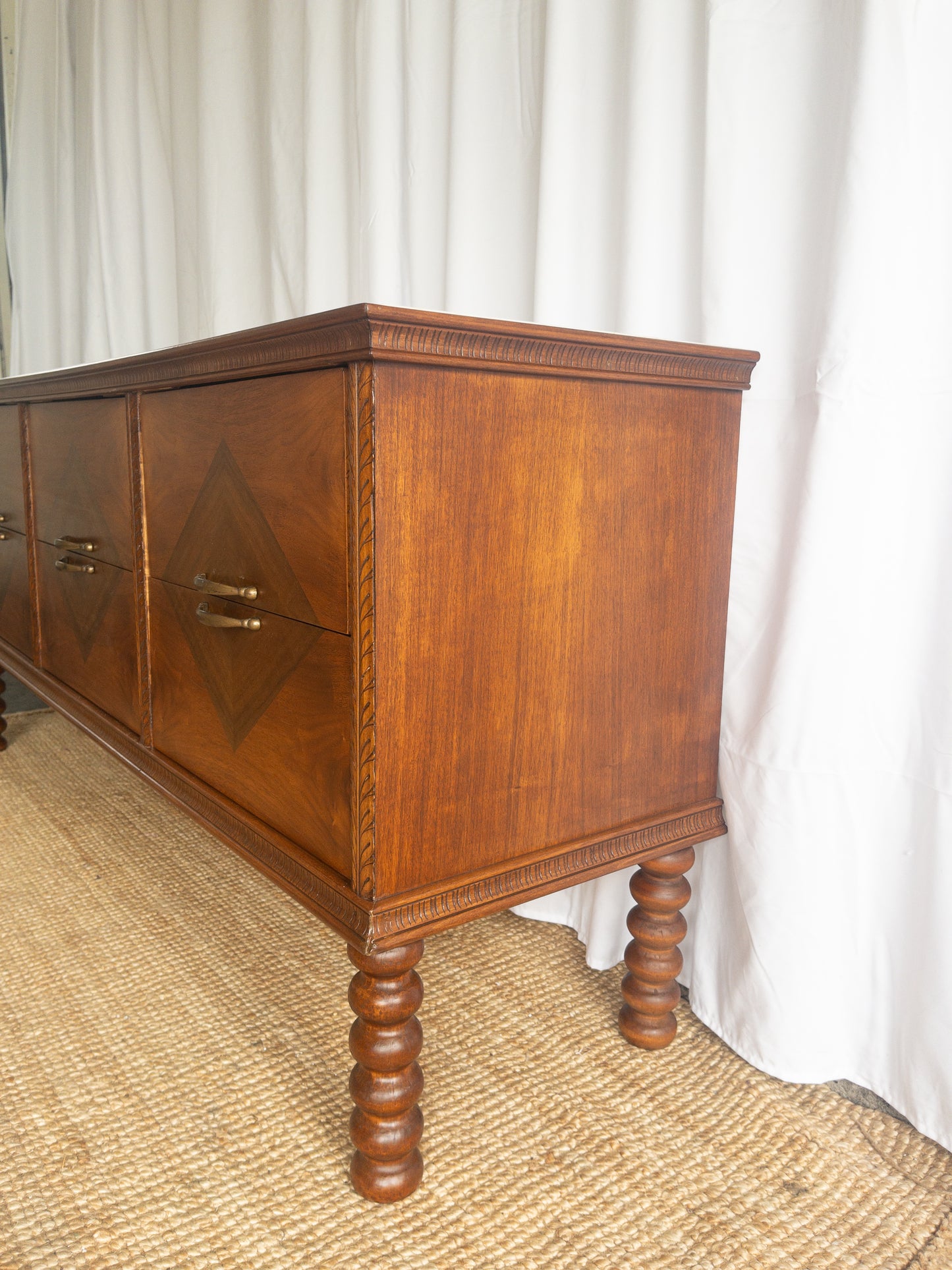 Marble top sideboard