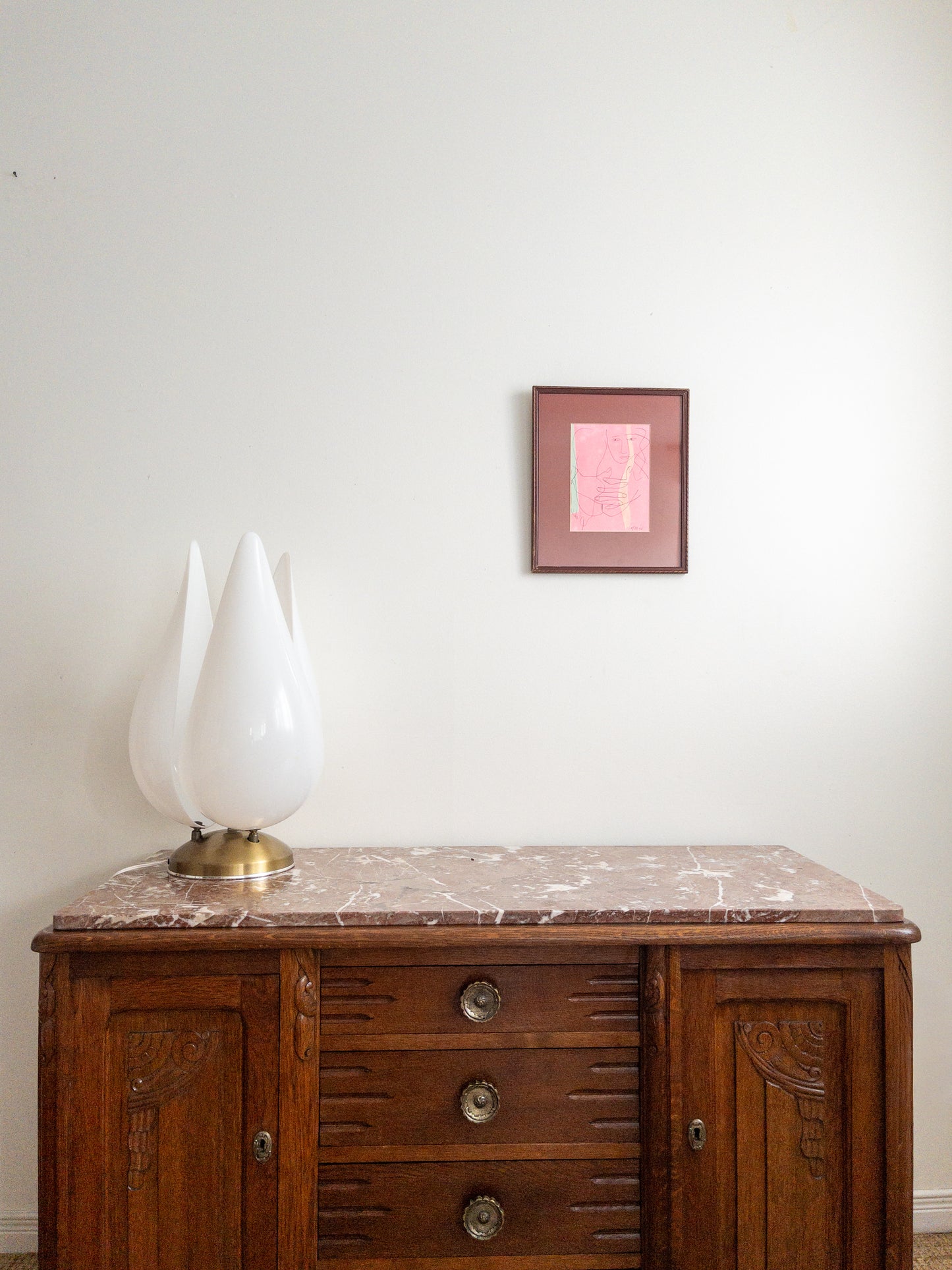 30s oak sideboard