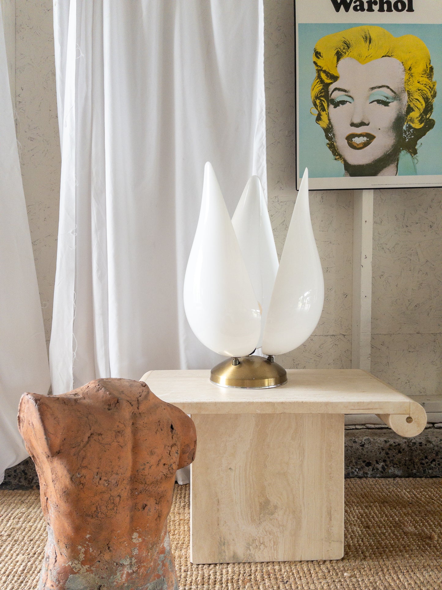 XL Acrylic tulip lamps