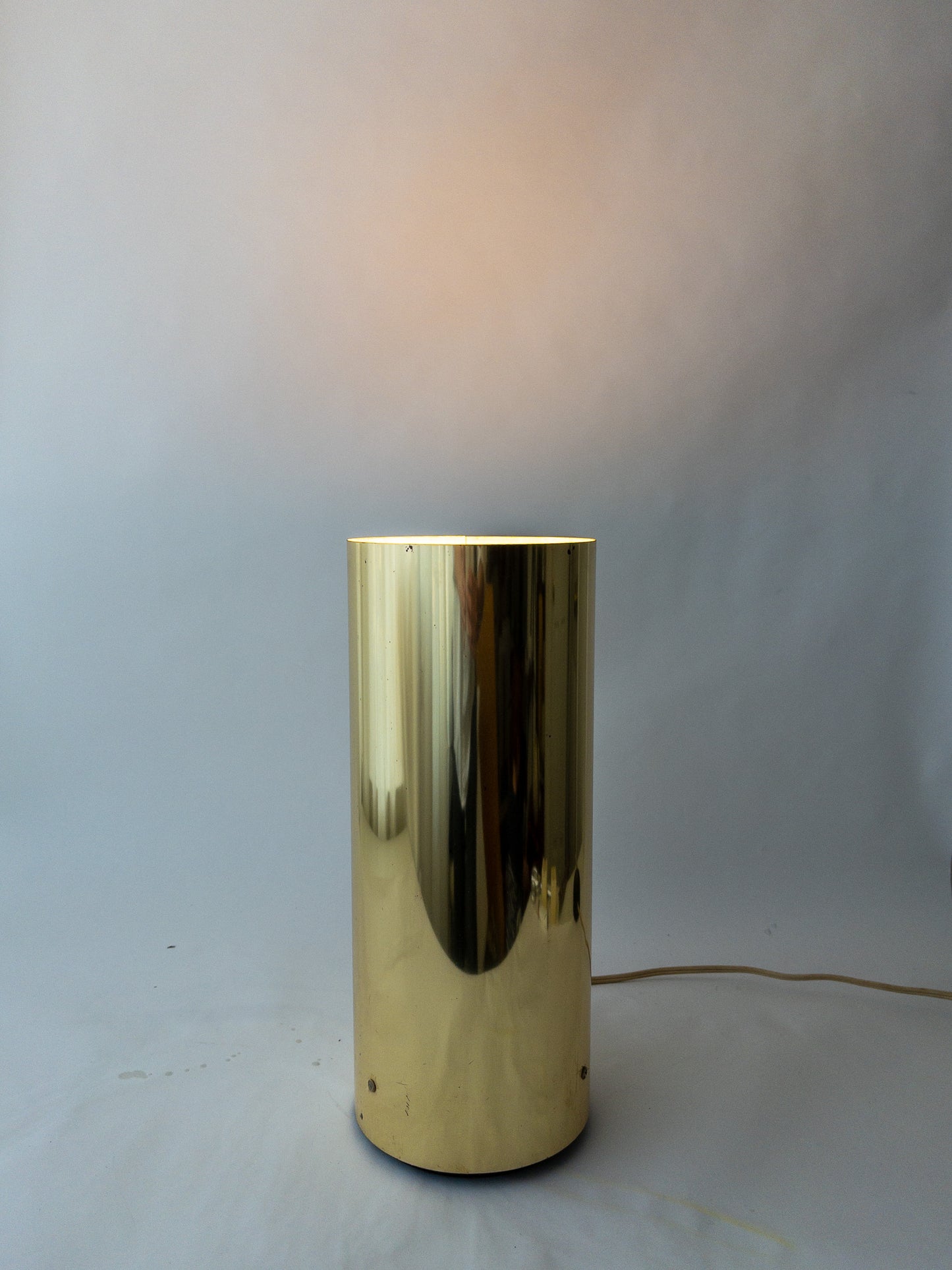 Brass Cylinder Lamp