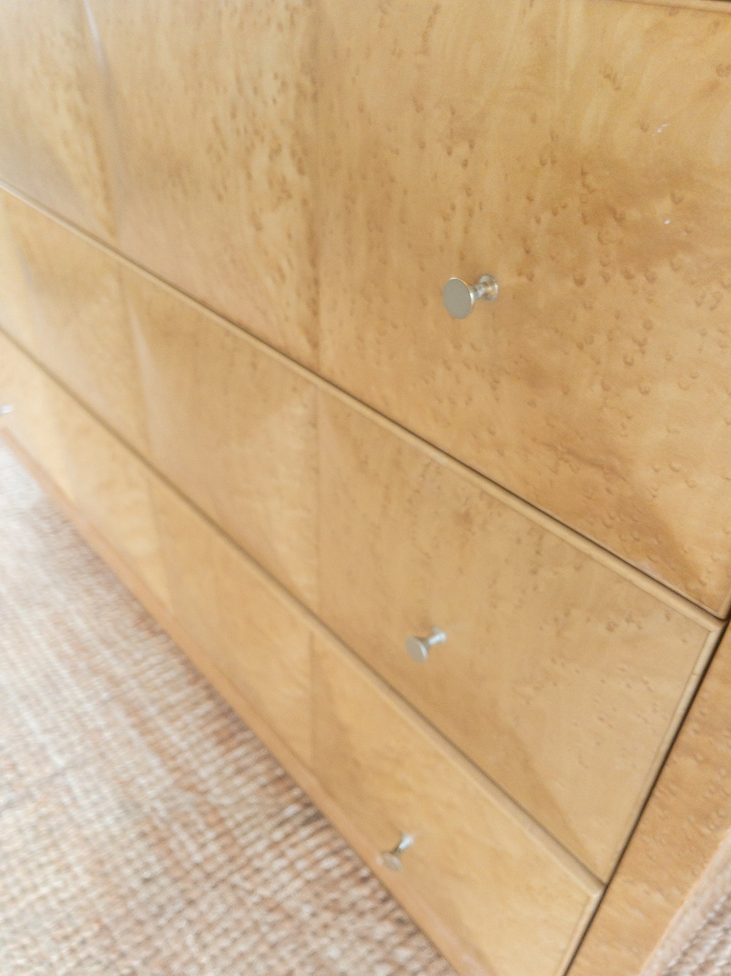 Birds Eye maple nightstands