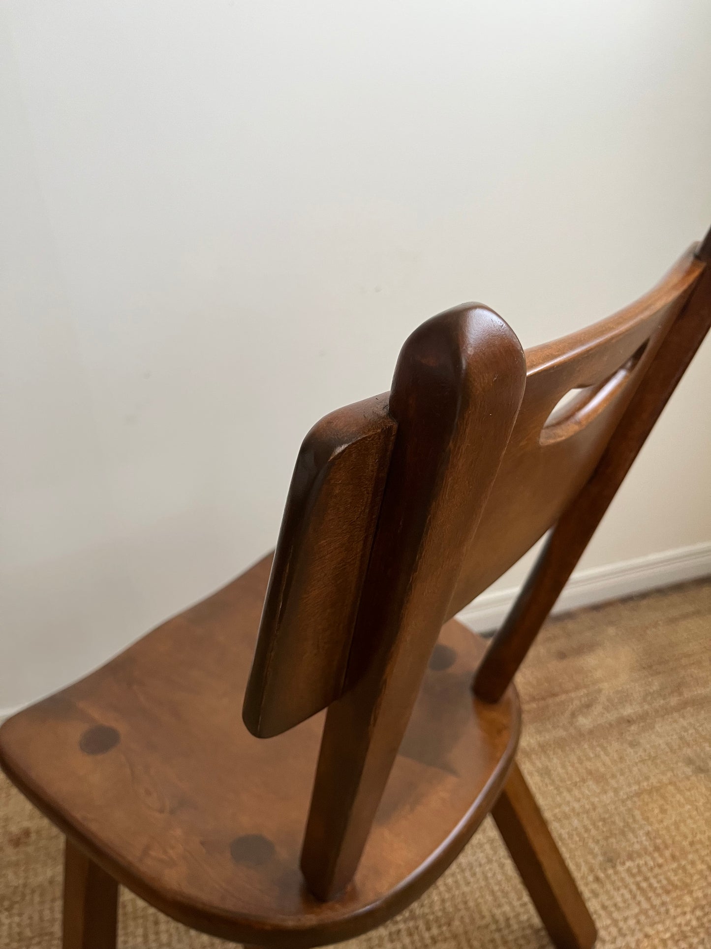 Maple dining chairs