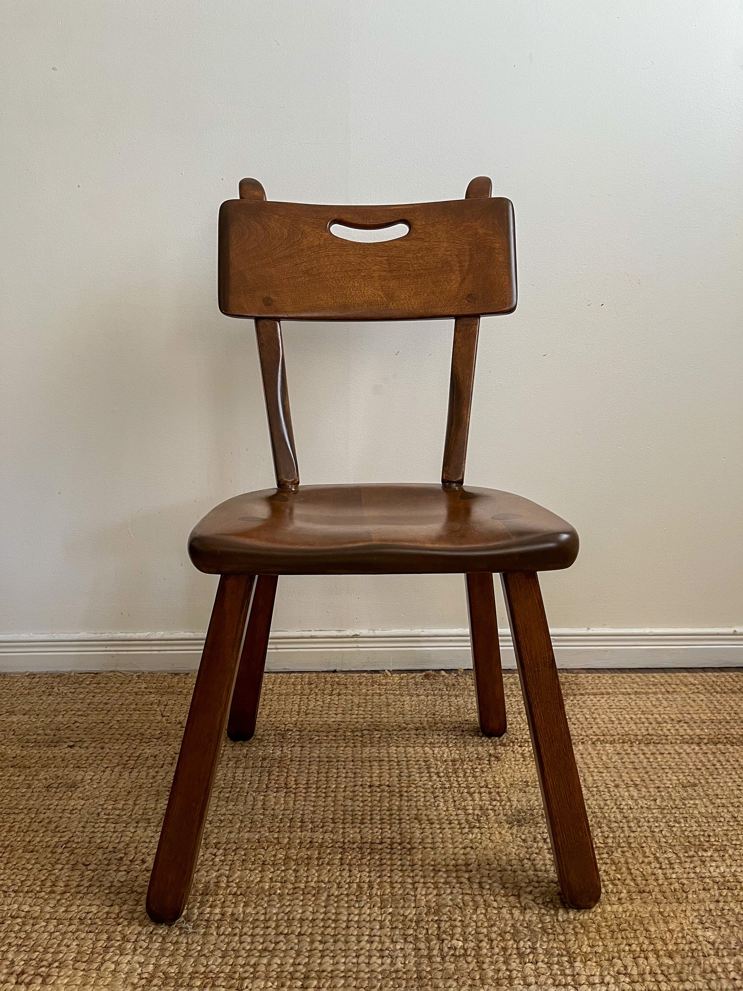 Maple dining chairs
