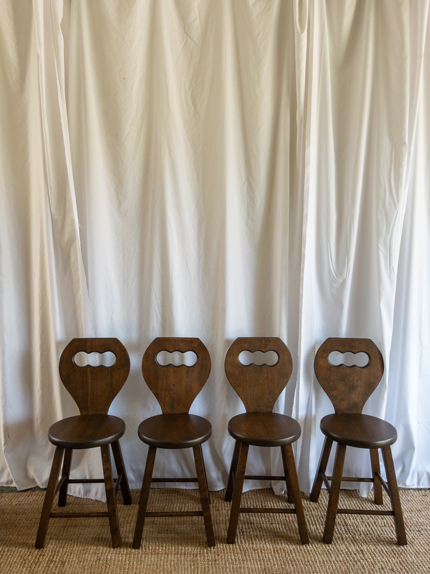 carved wood chairs