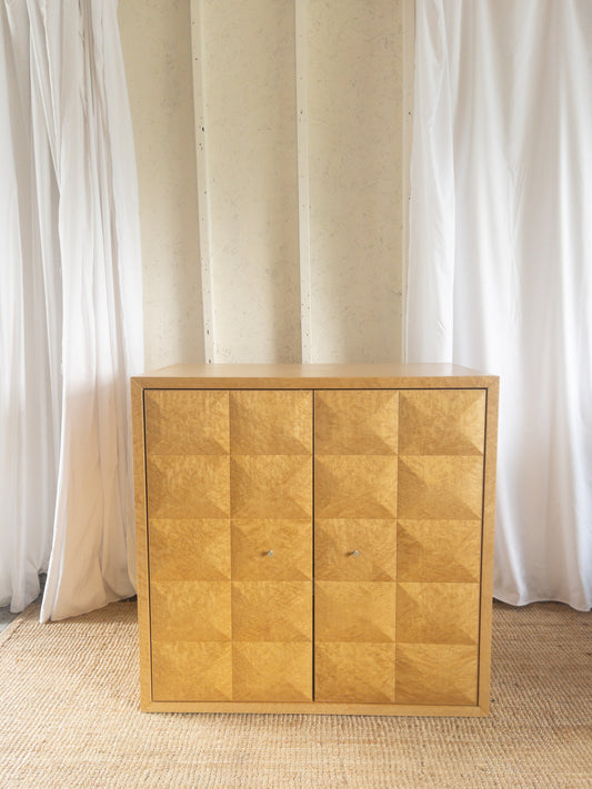 Birds Eye maple cabinet