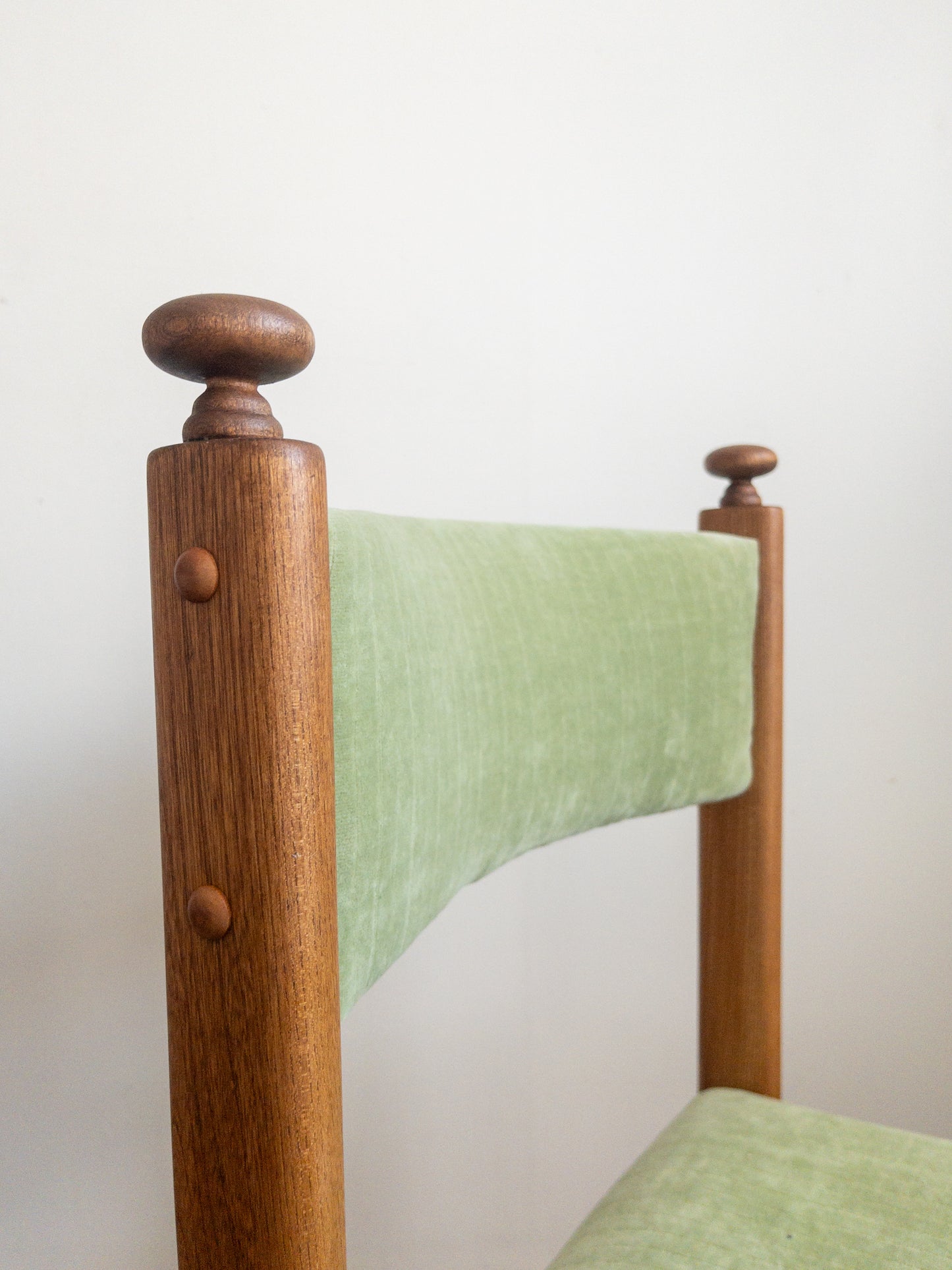 Vintage oak dining chairs