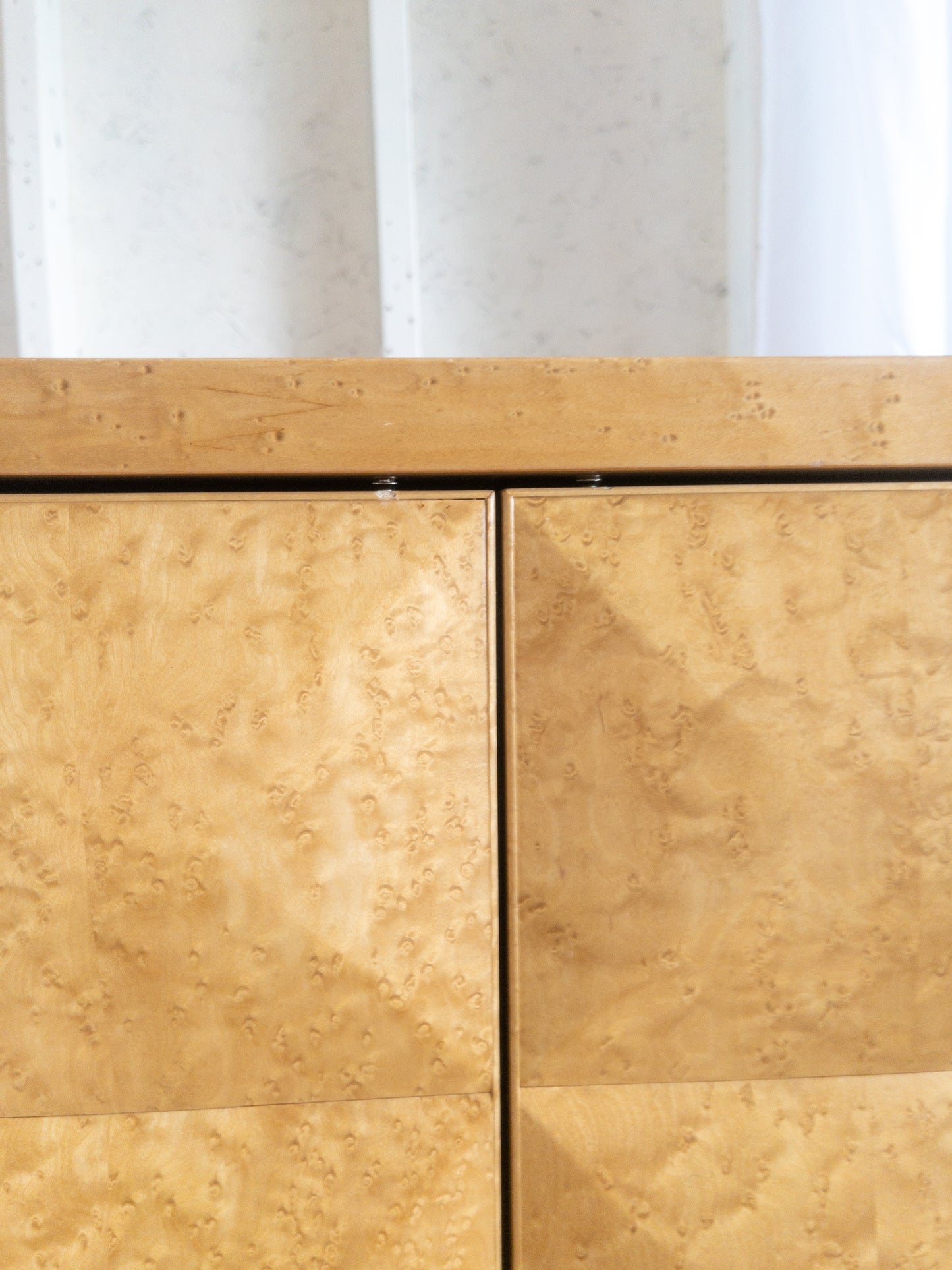 Birds Eye maple cabinet