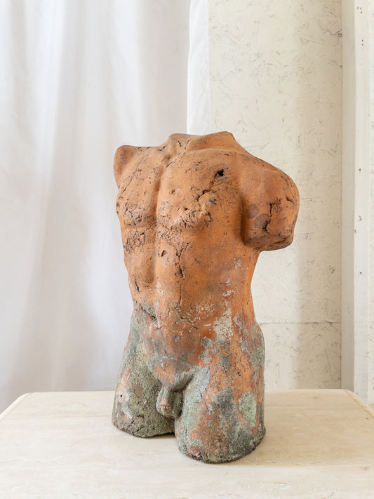 Large clay torso