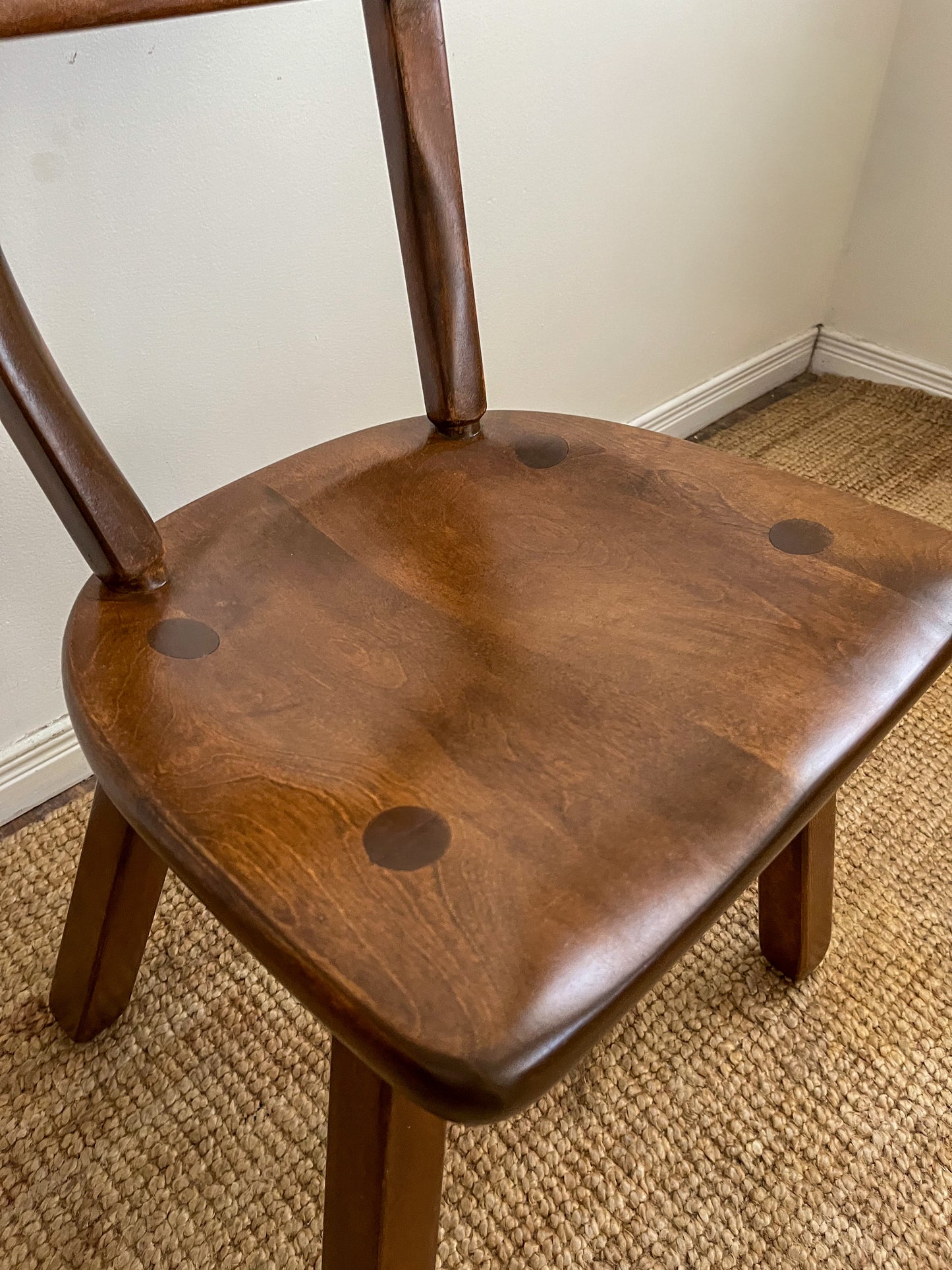 Maple dining chairs