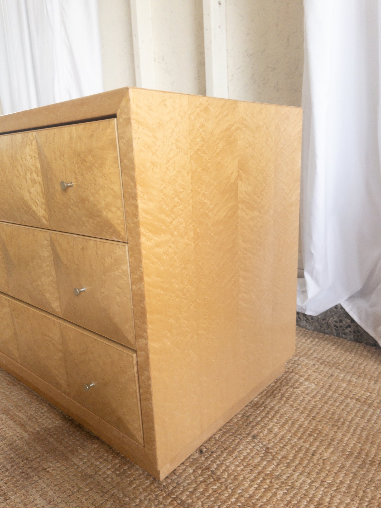 Birds Eye maple nightstands