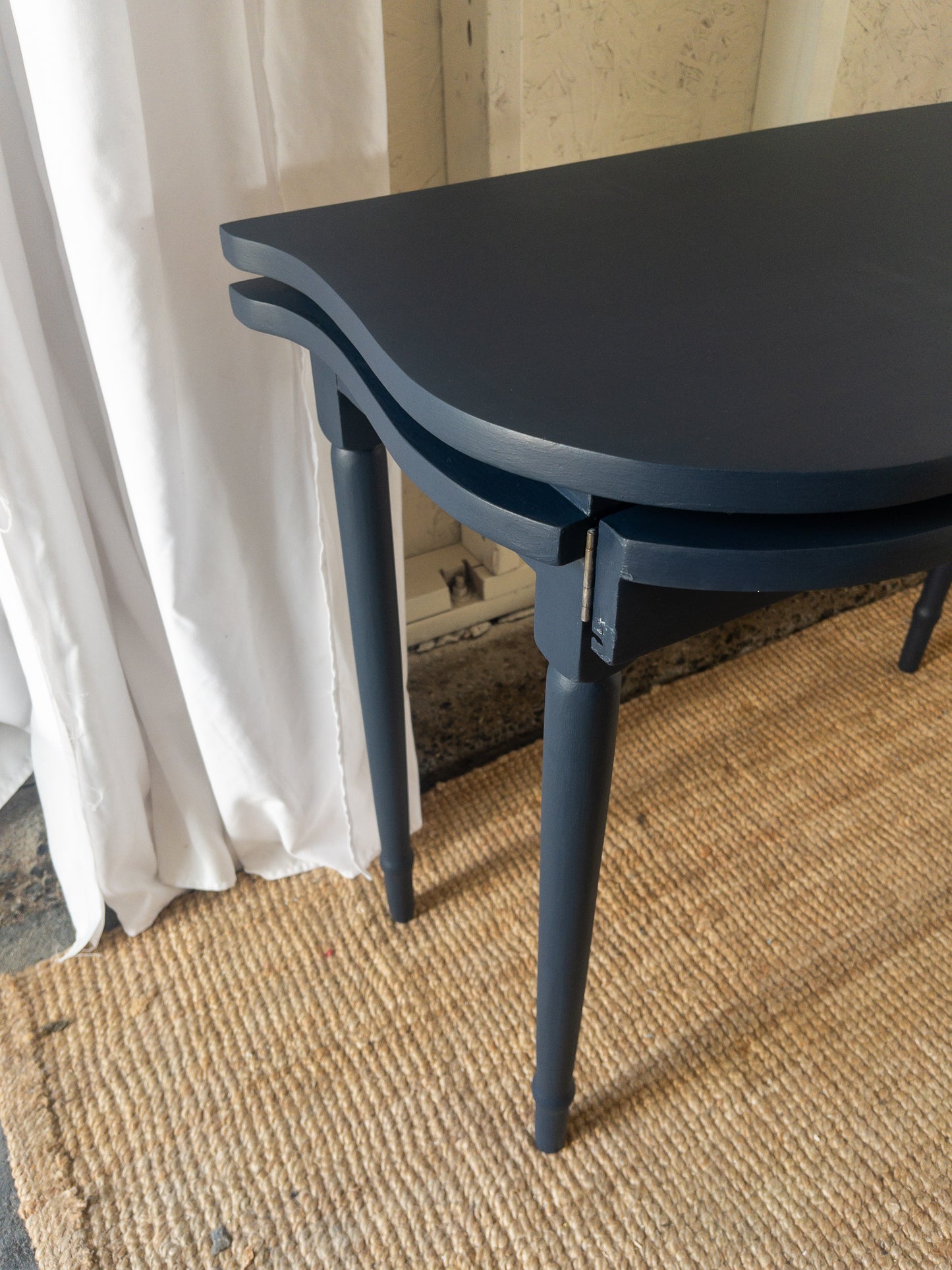 Kidney console table