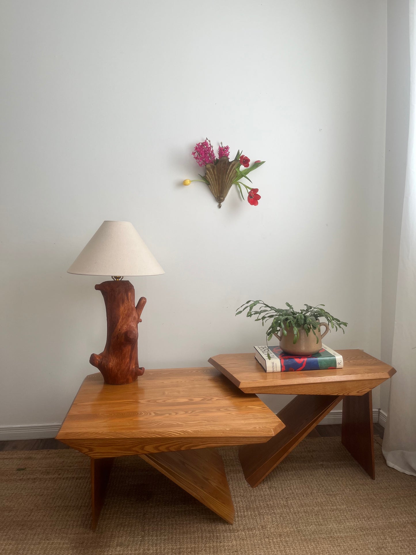 Cantilever side table