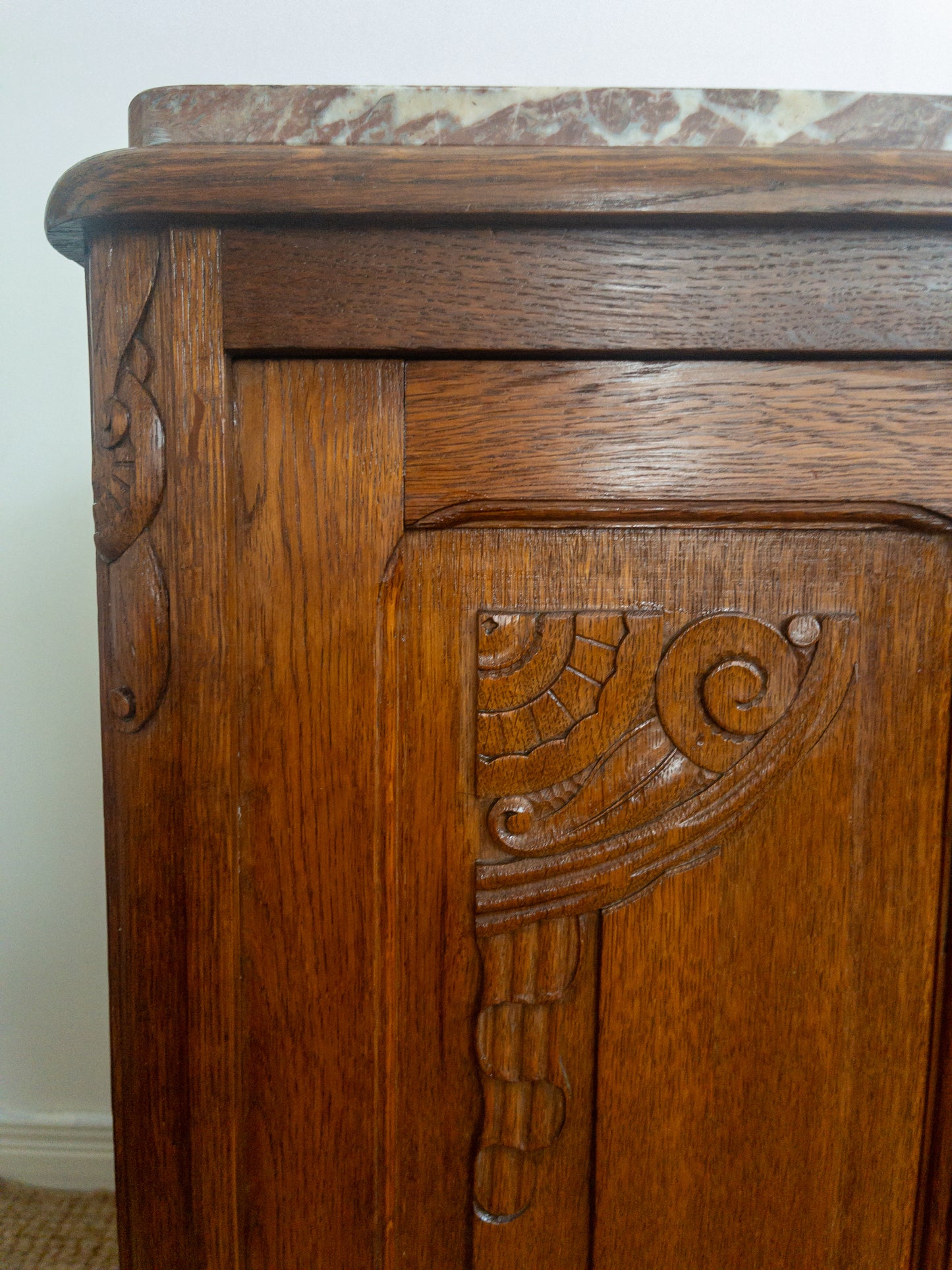 30s oak sideboard