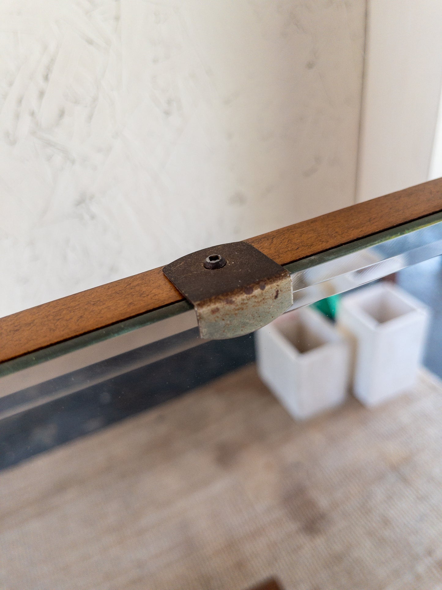 Mid-century standing mirror