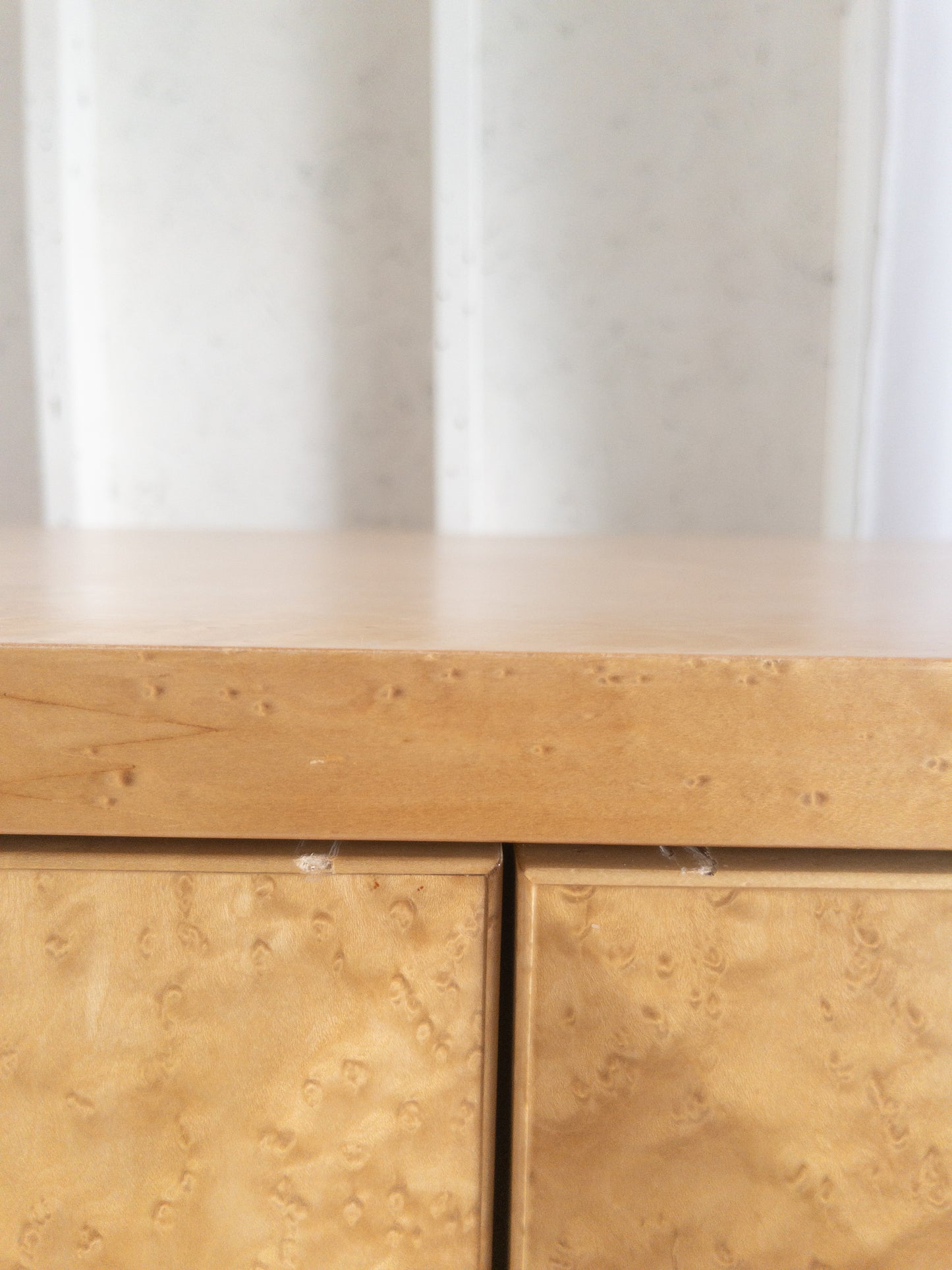 Birds Eye maple cabinet
