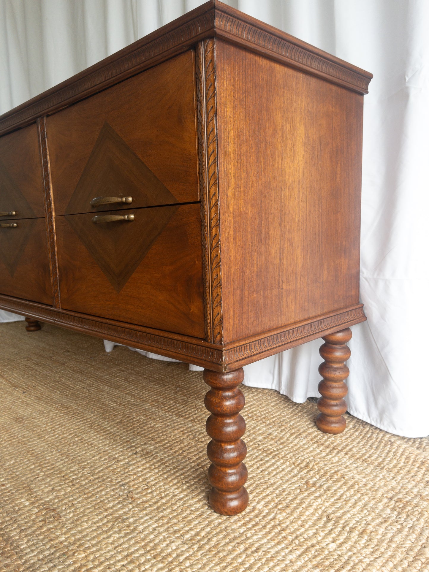 Marble top sideboard
