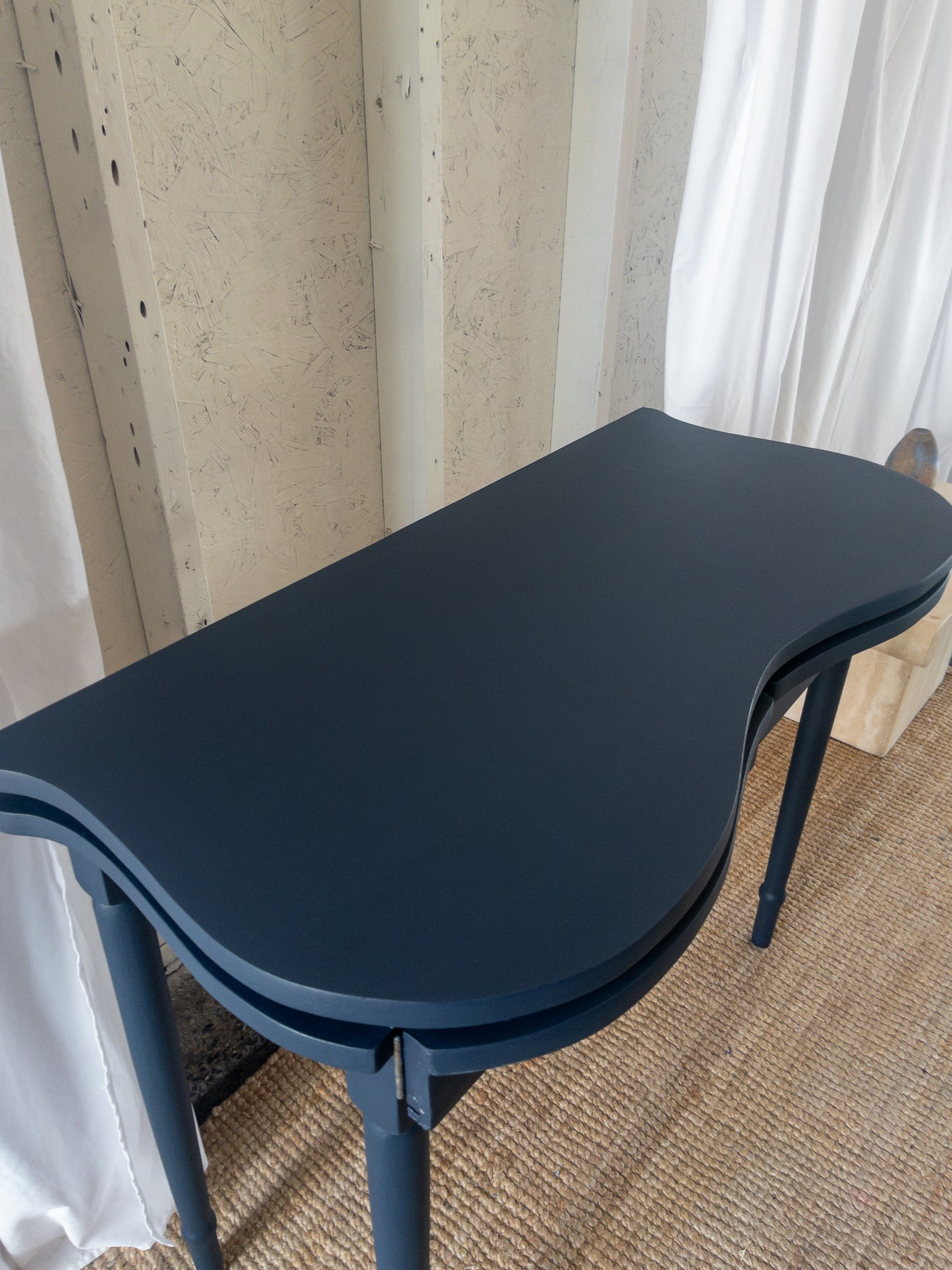 Kidney console table