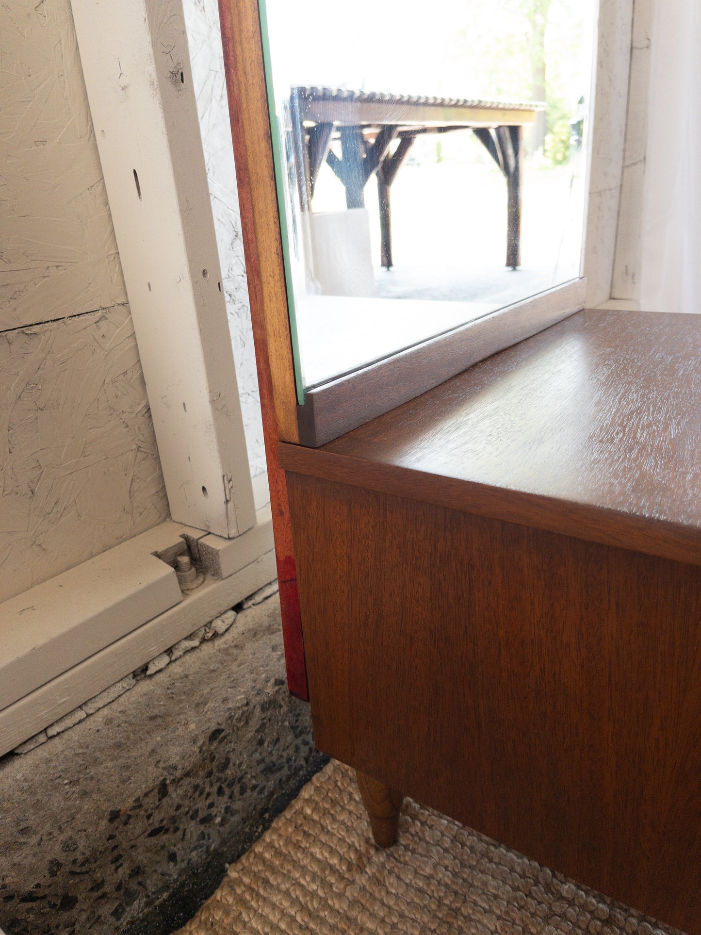 Mid-century standing mirror