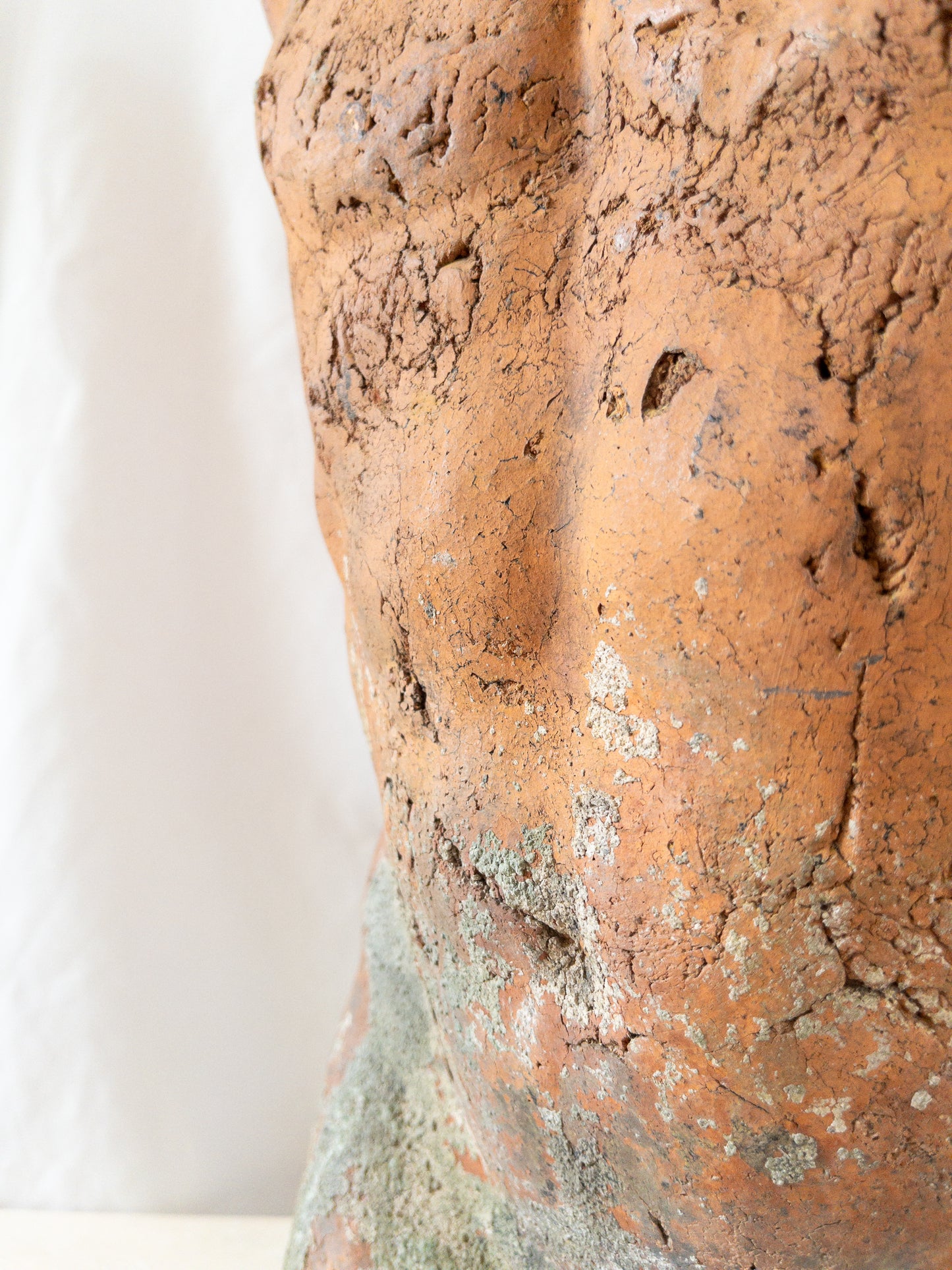 Large clay torso