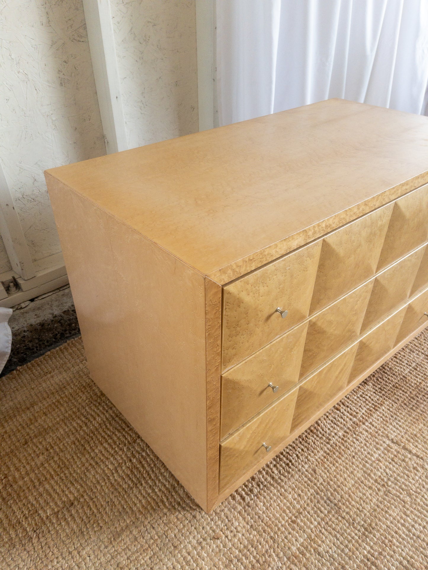Birds Eye maple nightstands