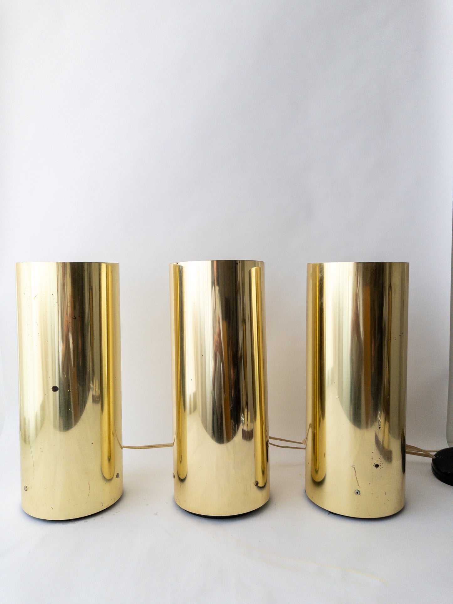 Brass Cylinder Lamp